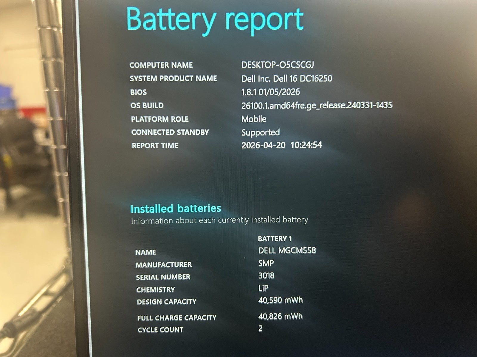 DELL 16 DC16250 MRYT3 Intel Core 7-150U, 1.80 GHz, 16 GB RAM, 1 TB NVMe