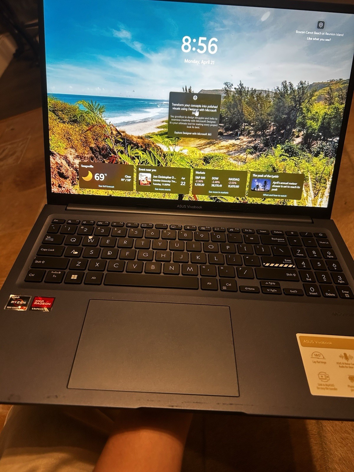 ASUS VivoBook 16″ Ryzen 7 5800HS 12GB/512GB SSD Laptop (M1603QA-R712512) – Blue