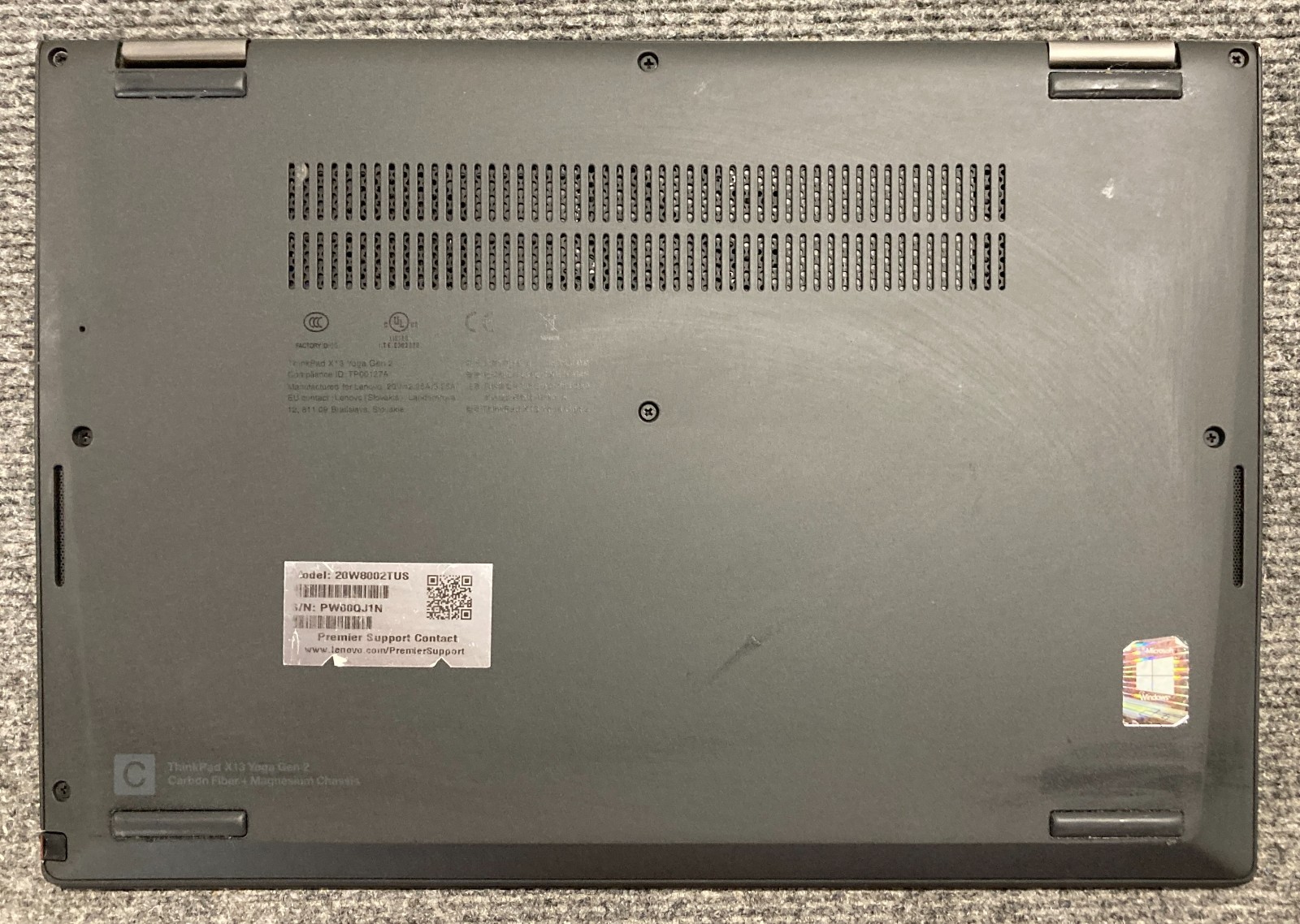 Lenovo ThinkPad X13 Yoga Gen 2 13.3″ 2-in-1 Laptop i7-1185G7 16GB RAM 512GB NVMe