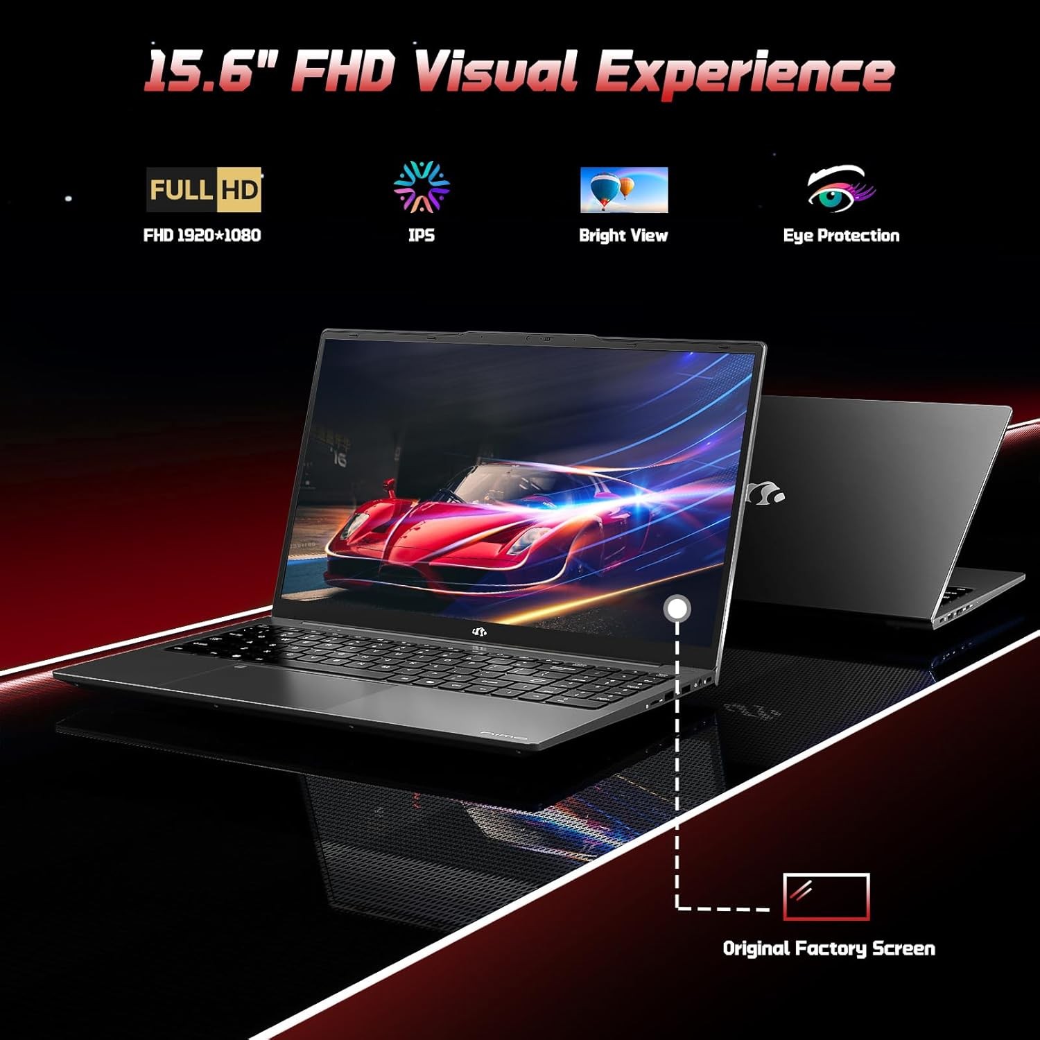 NIMO 15.6″ IPS FHD-Student-Laptop, 16GB RAM 1TB SSD Intel N150 Up to 3.6GHz