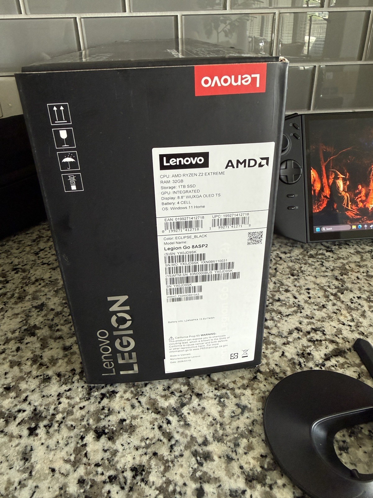 Lenovo Legion Go 2 OLED AMD Ryzen Z2 Extreme Z2E, 32GB, 1TB – With Carrying Case