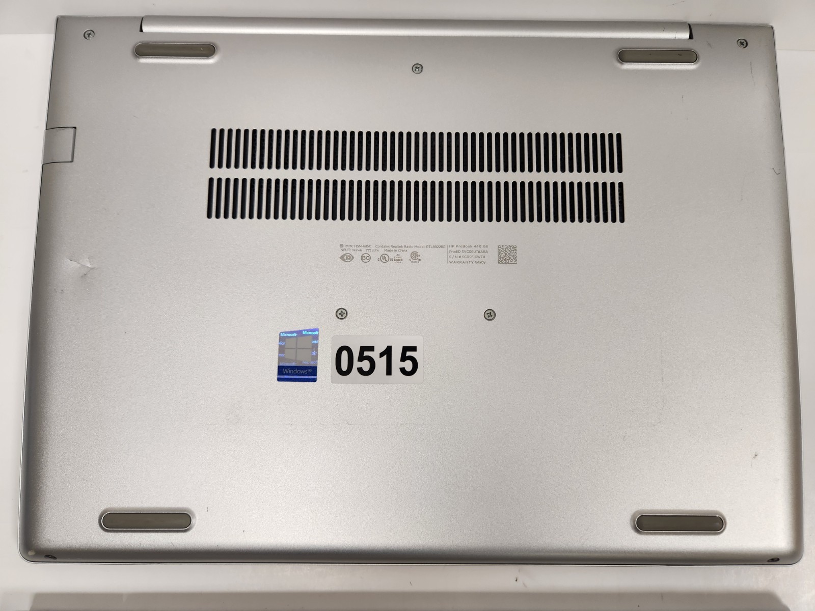 Lot of 2 HP ProBook 440 G6 Core i5-8265U, 8GB RAM, 256GB NVME, Win11 PRO #0514