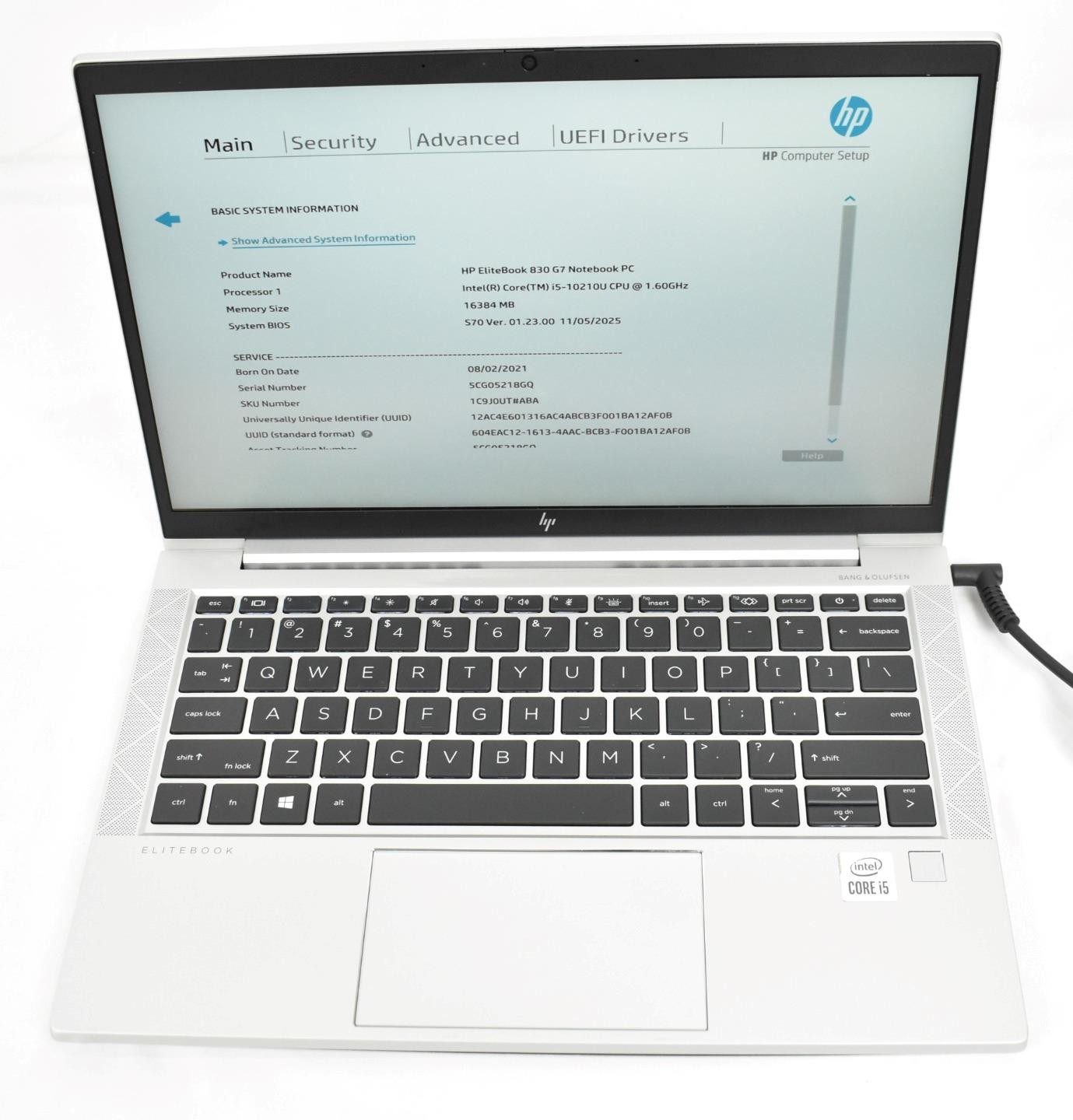 HP EliteBook 830 G7 i5-10210U 1.6GHz 16GB 256GB SSD 13.3″ No OS *See Details*