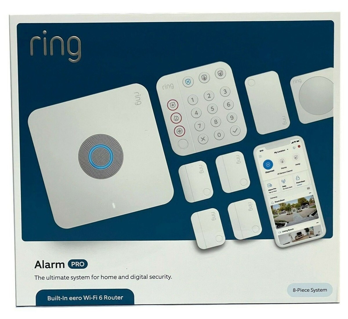 NEW Ring Alarm Pro 8-Piece Security Kit Home Security System – Wi-Fi 6