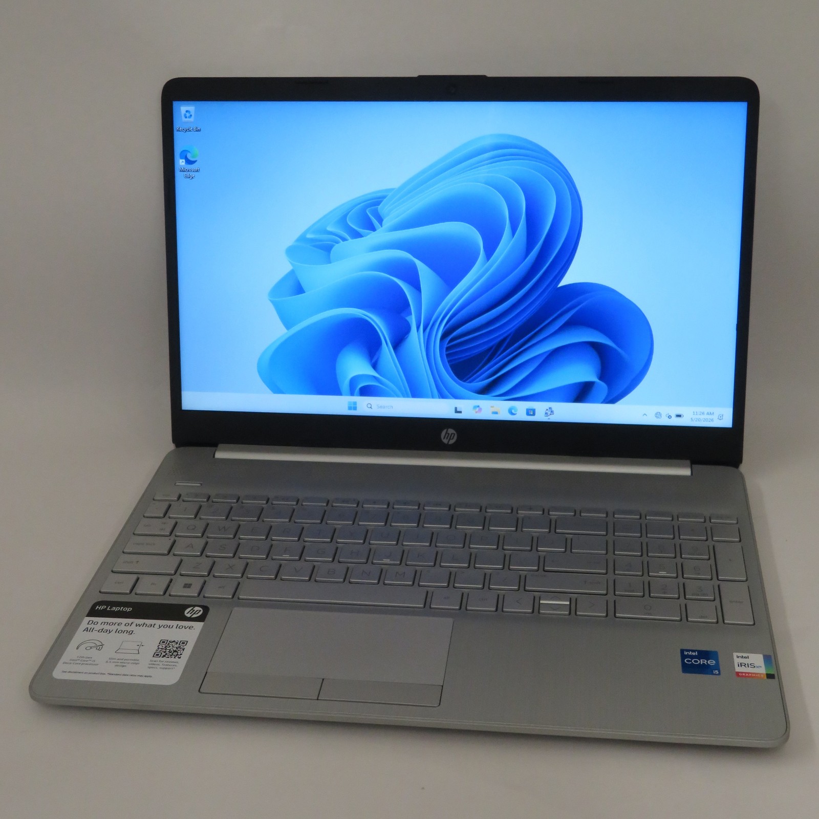 HP 15-dw4725od 15.6in Laptop i5 1235U 1.3GHz 8GB RAM 512GB SSD Windows 11 Home