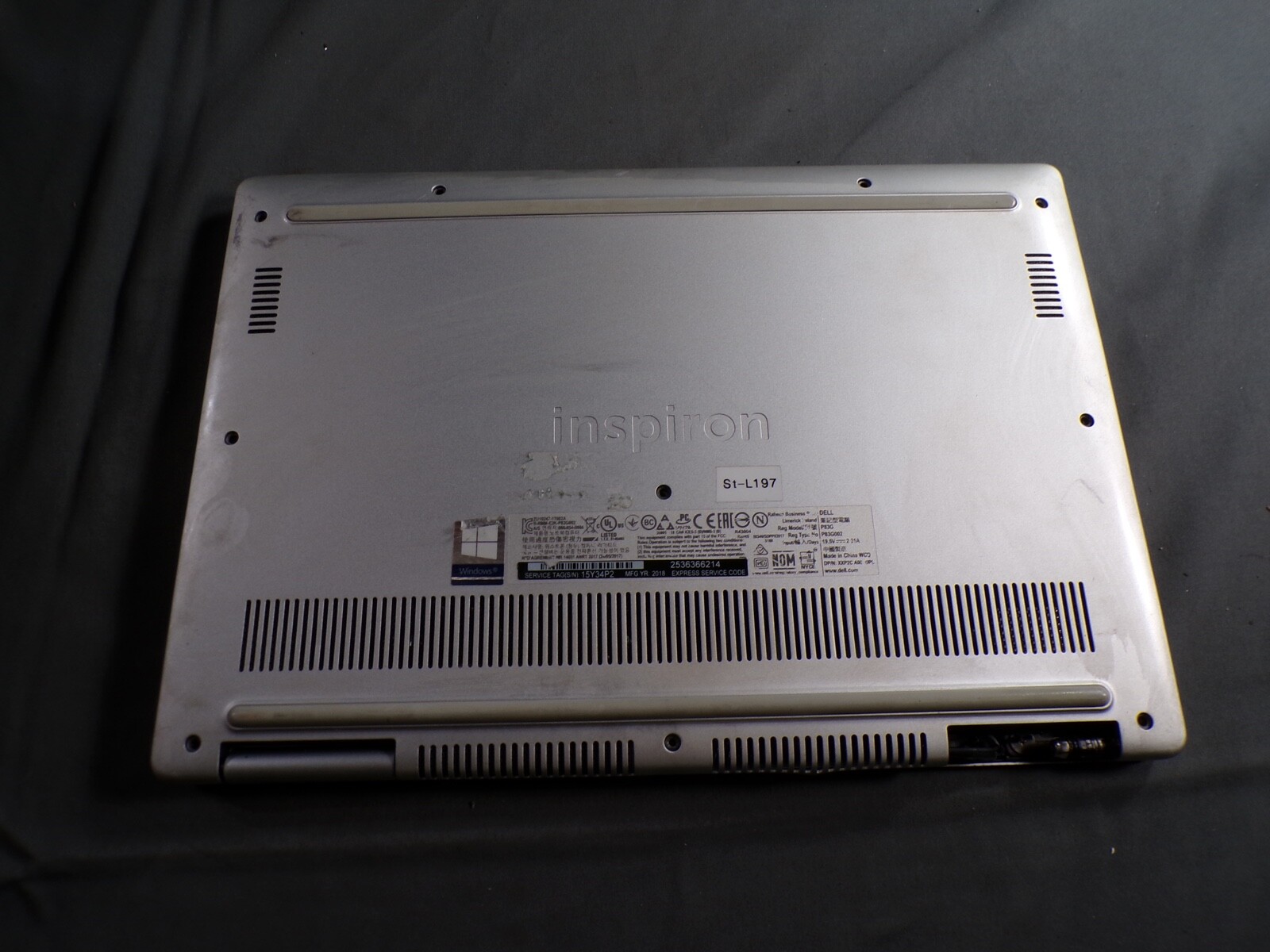 *DELL INSPIRON 7380 INTEL CORE i5-8265U 1.60GHZ 8GB RAM