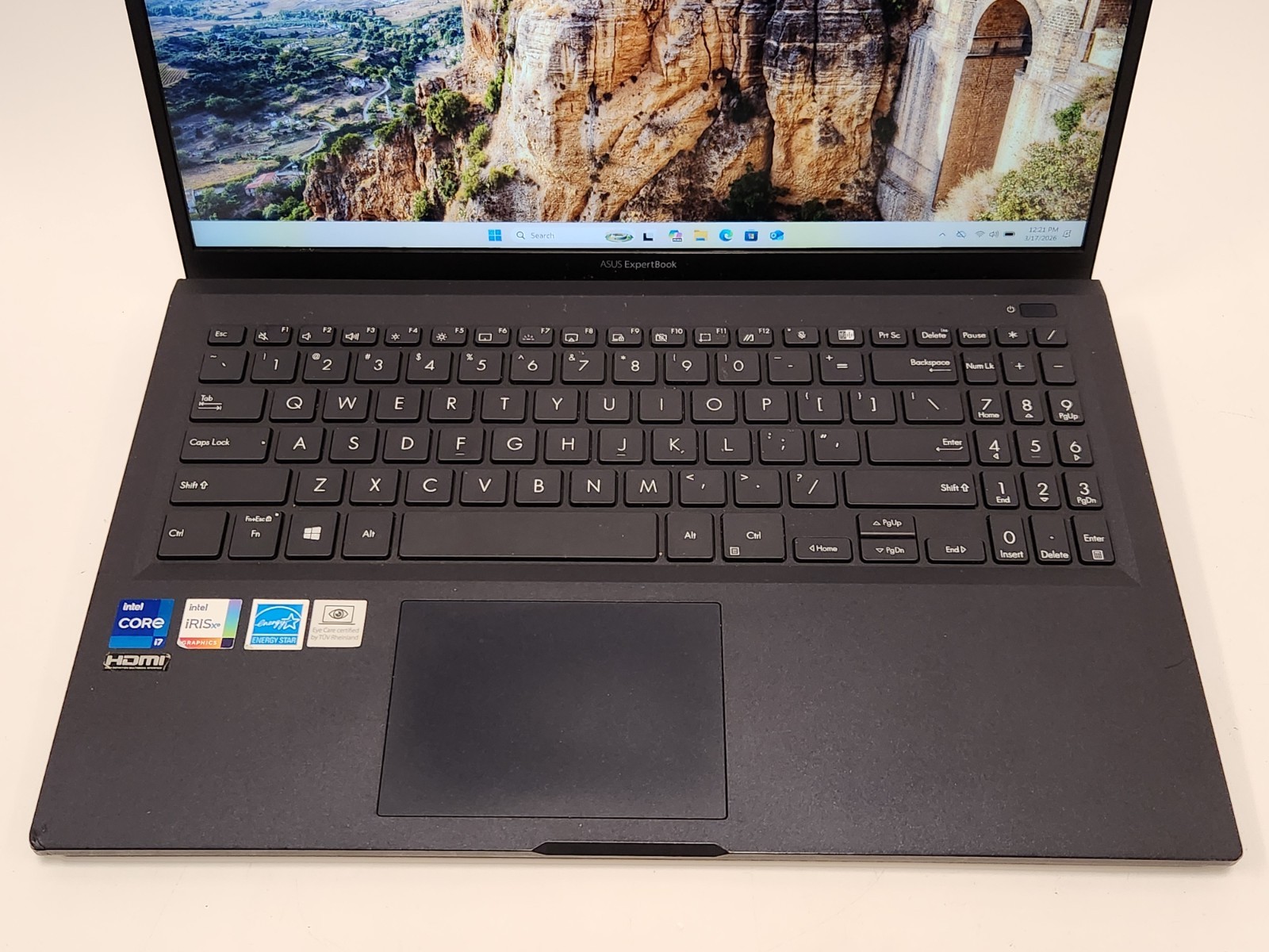 ASUS 15.6” EXPERTBOOK B1500CEAE i5-1165G7 2.8GHz 16GB RAM 256GB SSD W11P