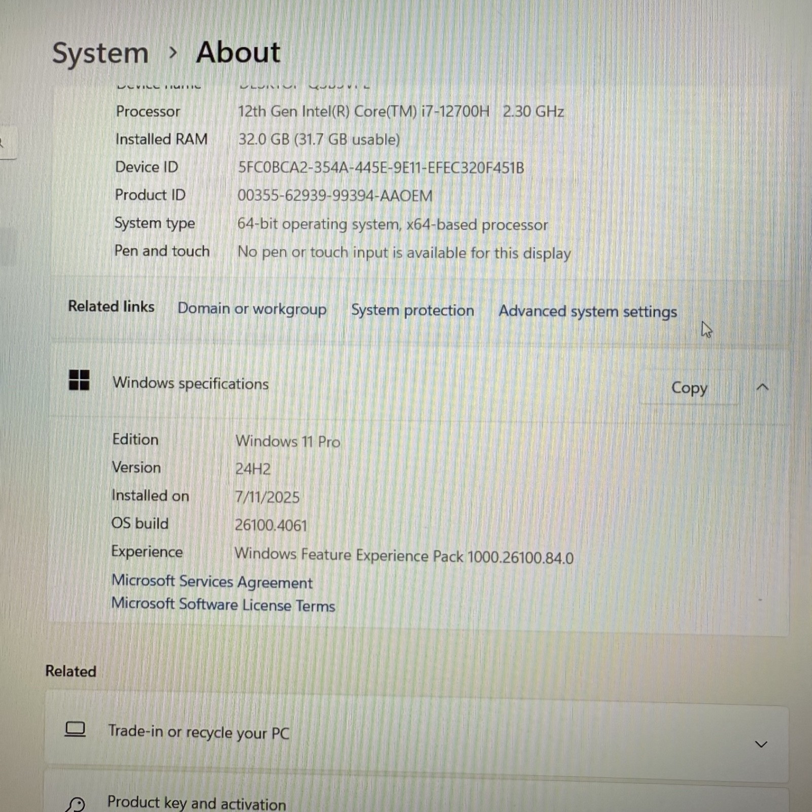 Dell Precision 5570 15.6″ Intel i7-12700H 32GB 1TB NVIDIA RTX A1000 Laptop #H459