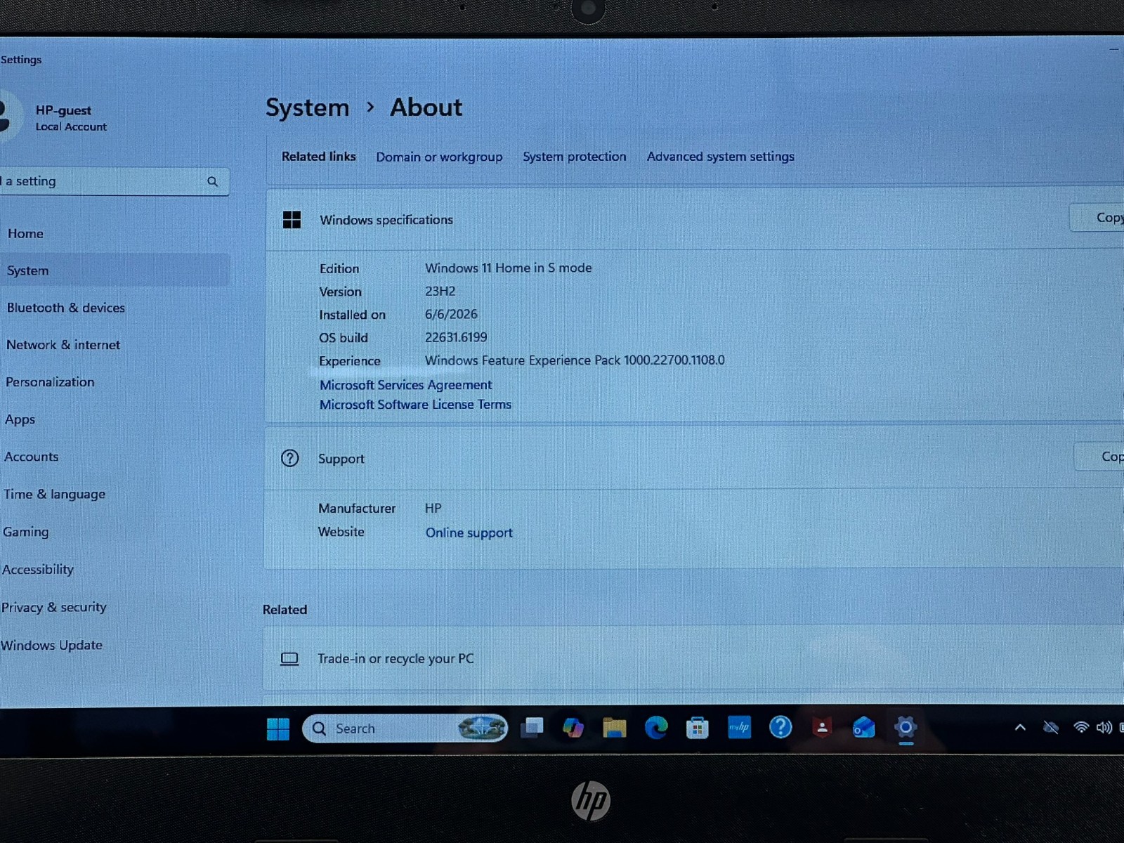 HP Laptop 14-dq0050nr | Intel Celeron N4120 | 4GB RAM | 64GB SSD | Touch