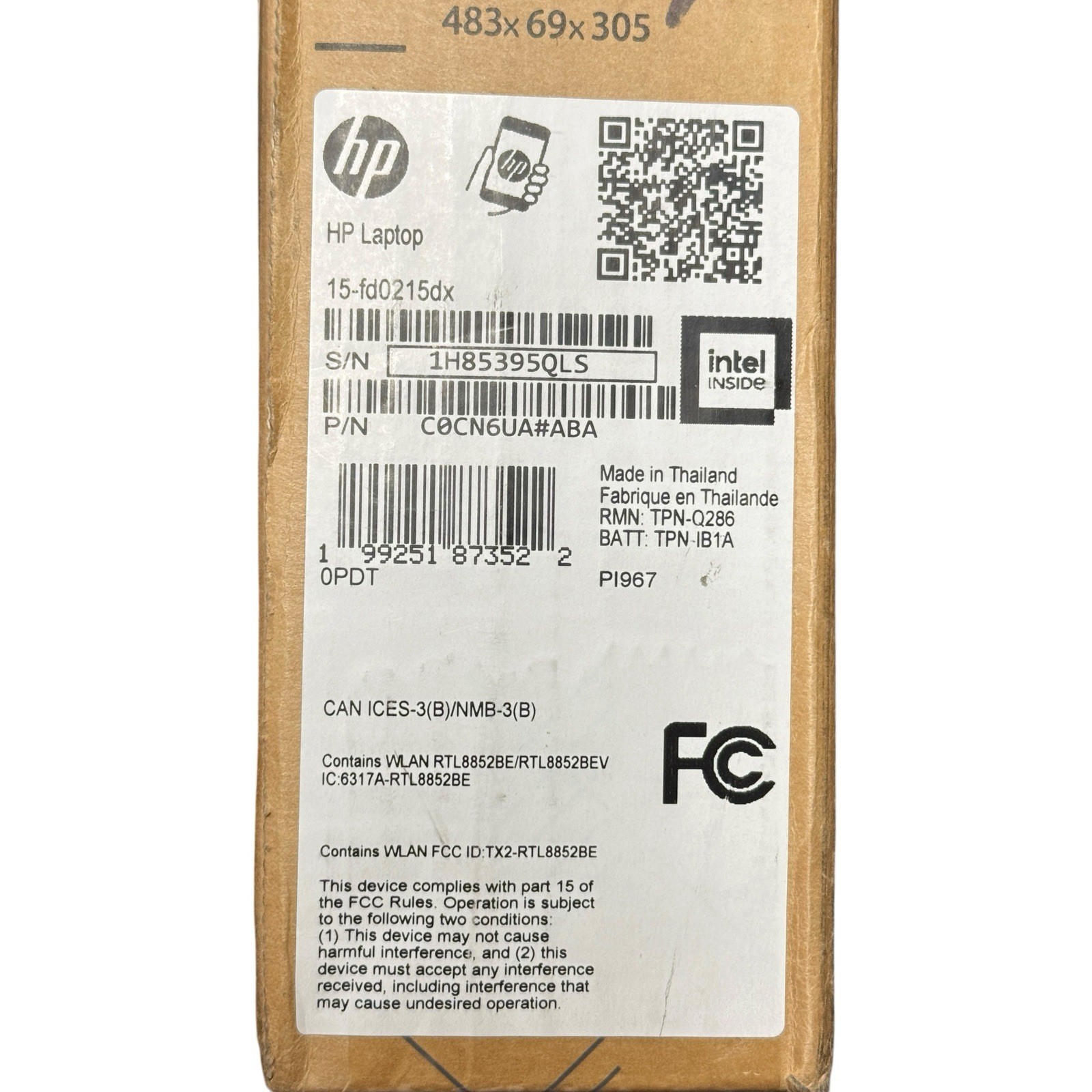 HP 15.6″ Full HD Touch Screen Laptop Intel Core i5 1334U 16GB RAM 512GB – Silver