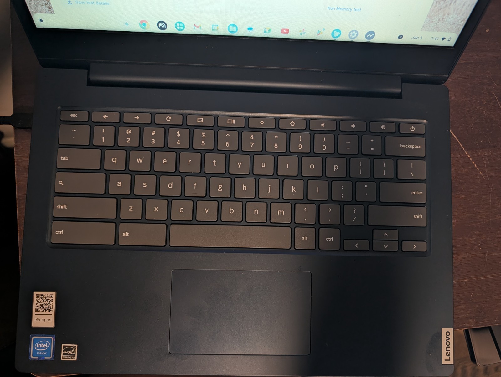 Lenovo IdeaPad 3 CB-14IGL05 82C1 14″ 2020 N4020 1.1GHz 64GB SSD 4GB DDR4 Blue B