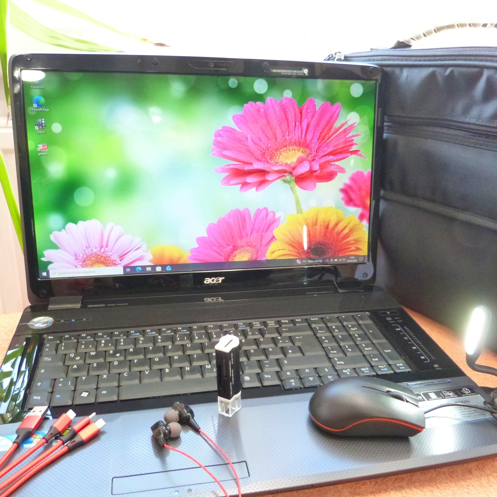 Acer 8935 Cinema Monster 18″ GEMSTONE I SSD Windows 10 PRO 64 I HDMI DVDRW