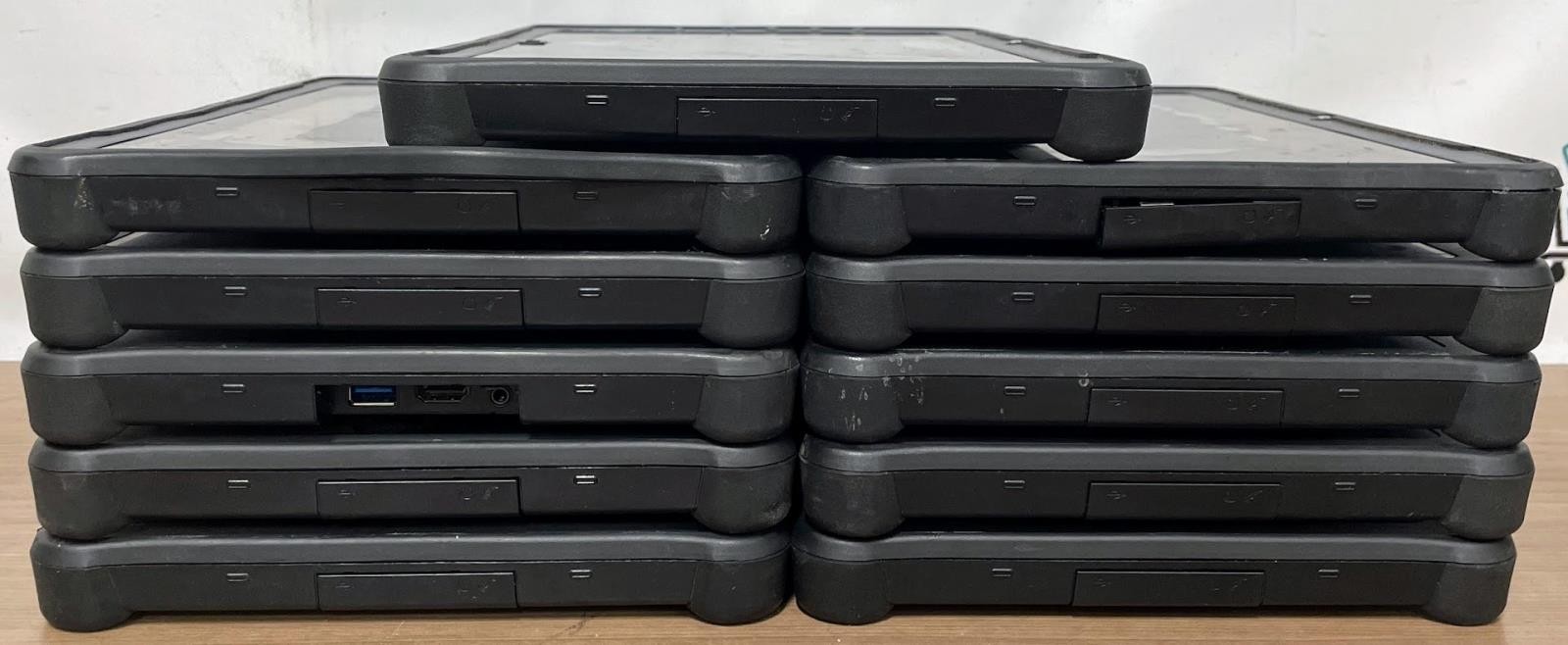LOT 11 GeTac F110G2 Rugged Tablet i5-10/ i5-8/ i5-5 4gb RAM No SSD FOR PARTS!