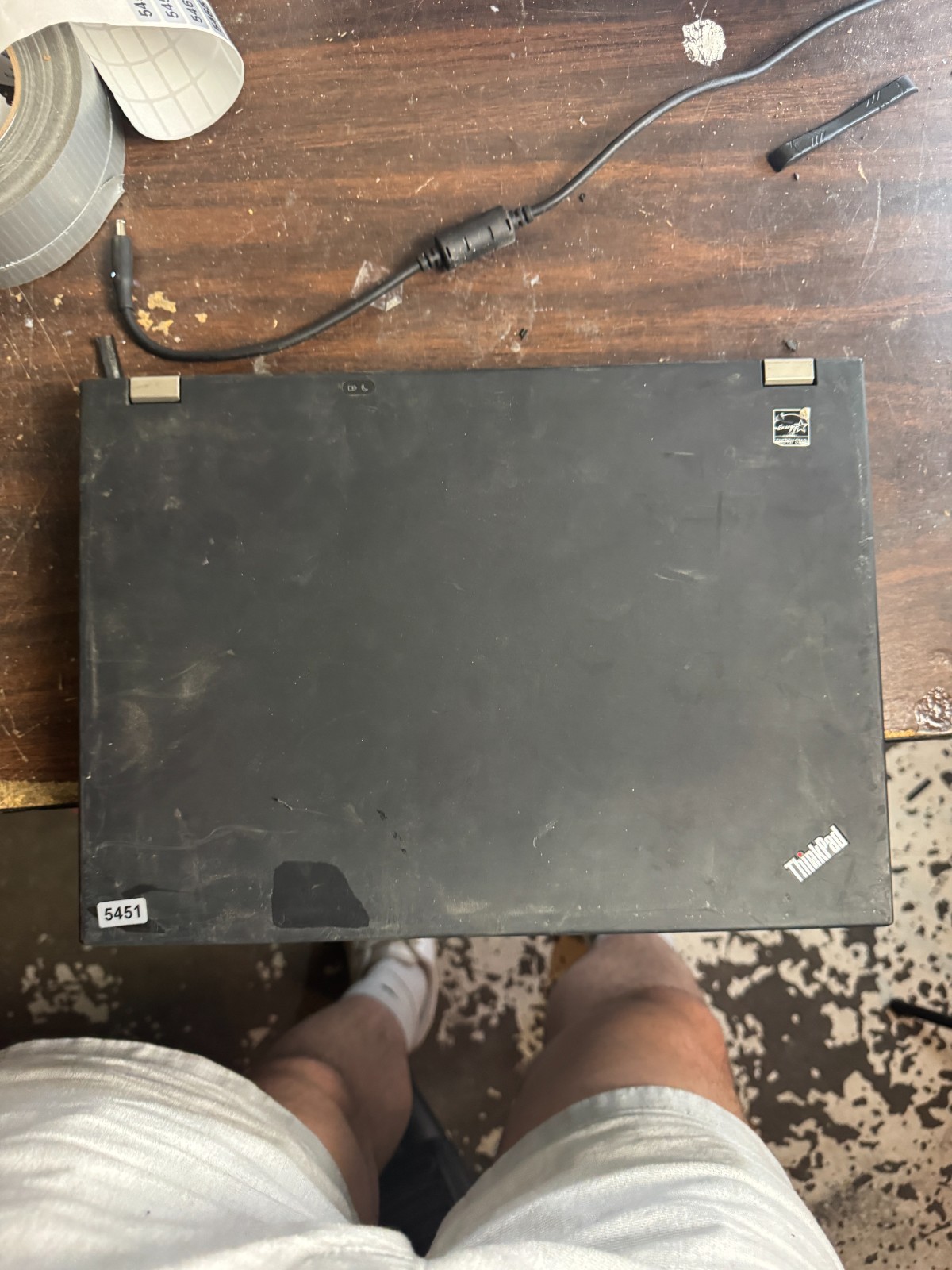 Lenovo T410 Intel Core I5 Laptop For Parts/Repair #5451