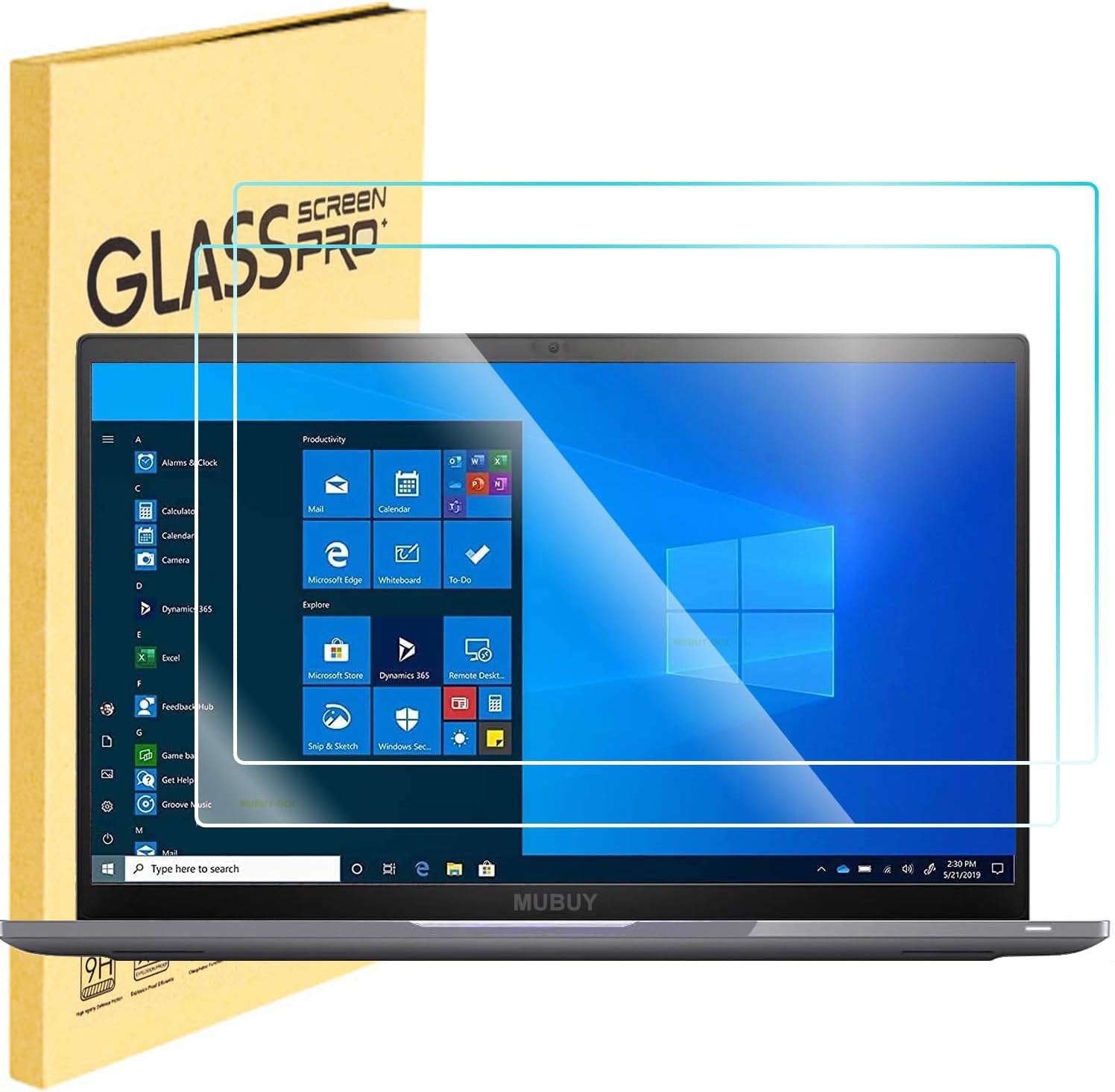 14.5″ Laptop Tempered Glass Screen Protector for 14.5 Inch HP/Dell/Lenovo/Acer/S
