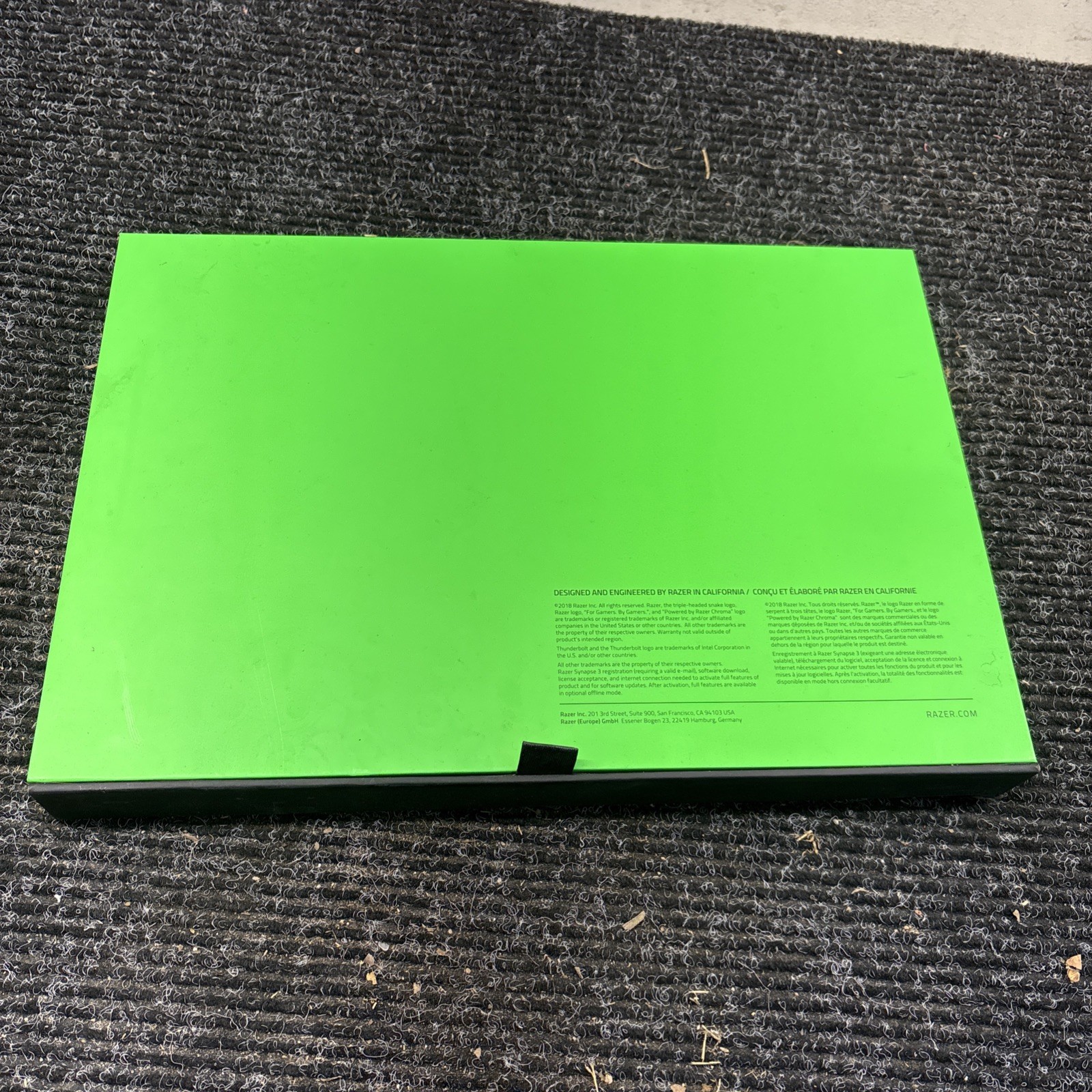 Razer Blade 15, 2018 – Original Box Only
