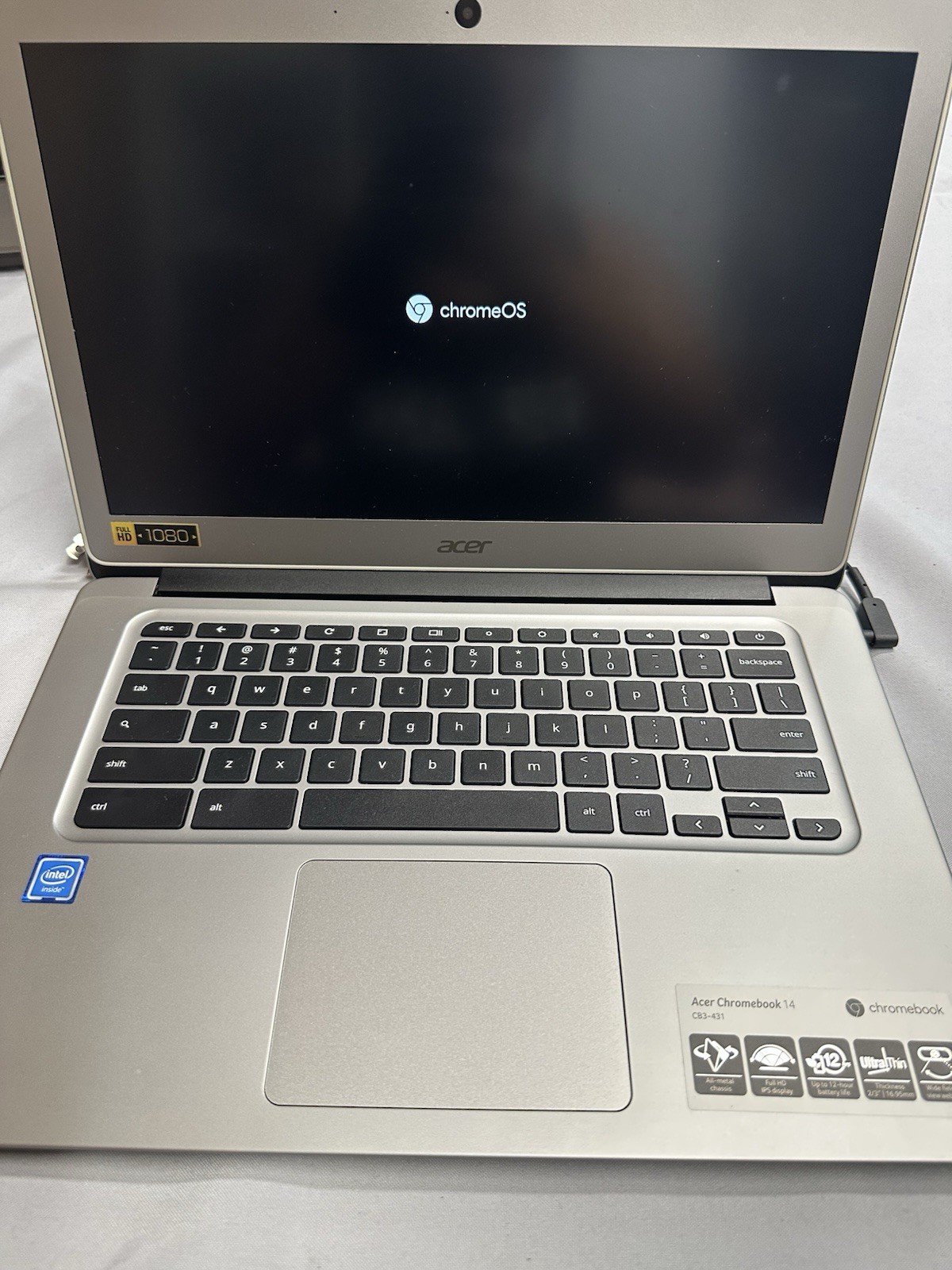 Acer Chromebook 14 CB3-431-C7VZ 14″ Intel Celeron 4GB RAM 32GB eMMC ChromeOS