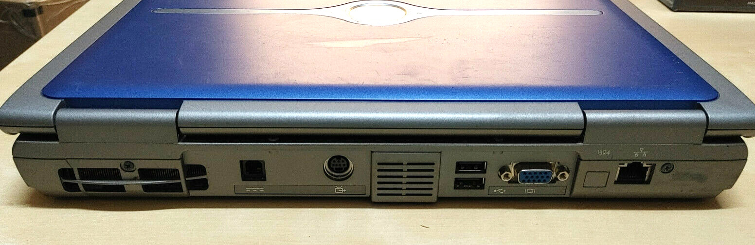 Dell Inspiron 1100 NO POWER Laptop For Parts Repair Intel Celeron No HDD No RAM