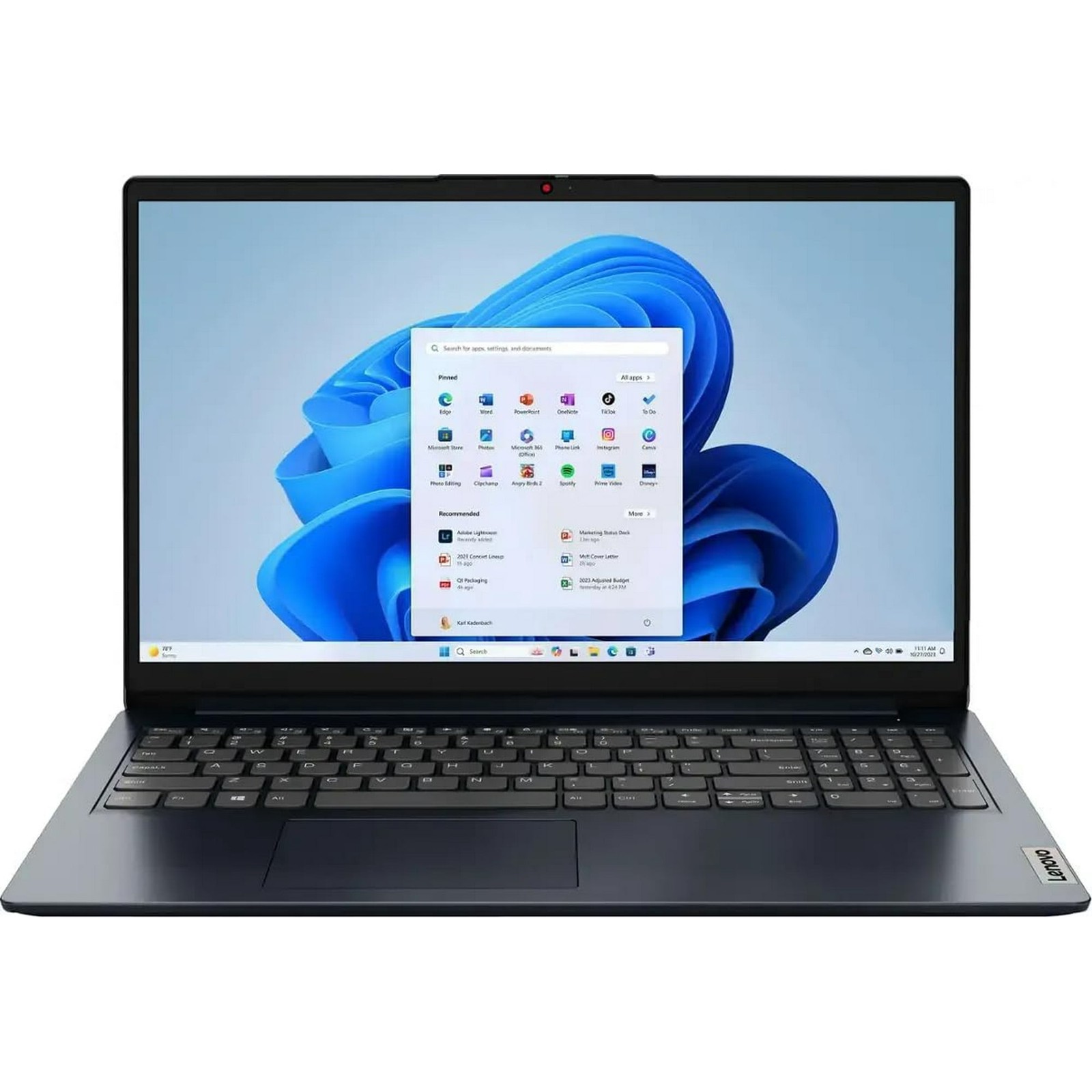 Lenovo Ideapad 1 15.6″ HD Laptop Celeron N4500 1.1GHz 4GB DDR4 128GB SSD Abyss