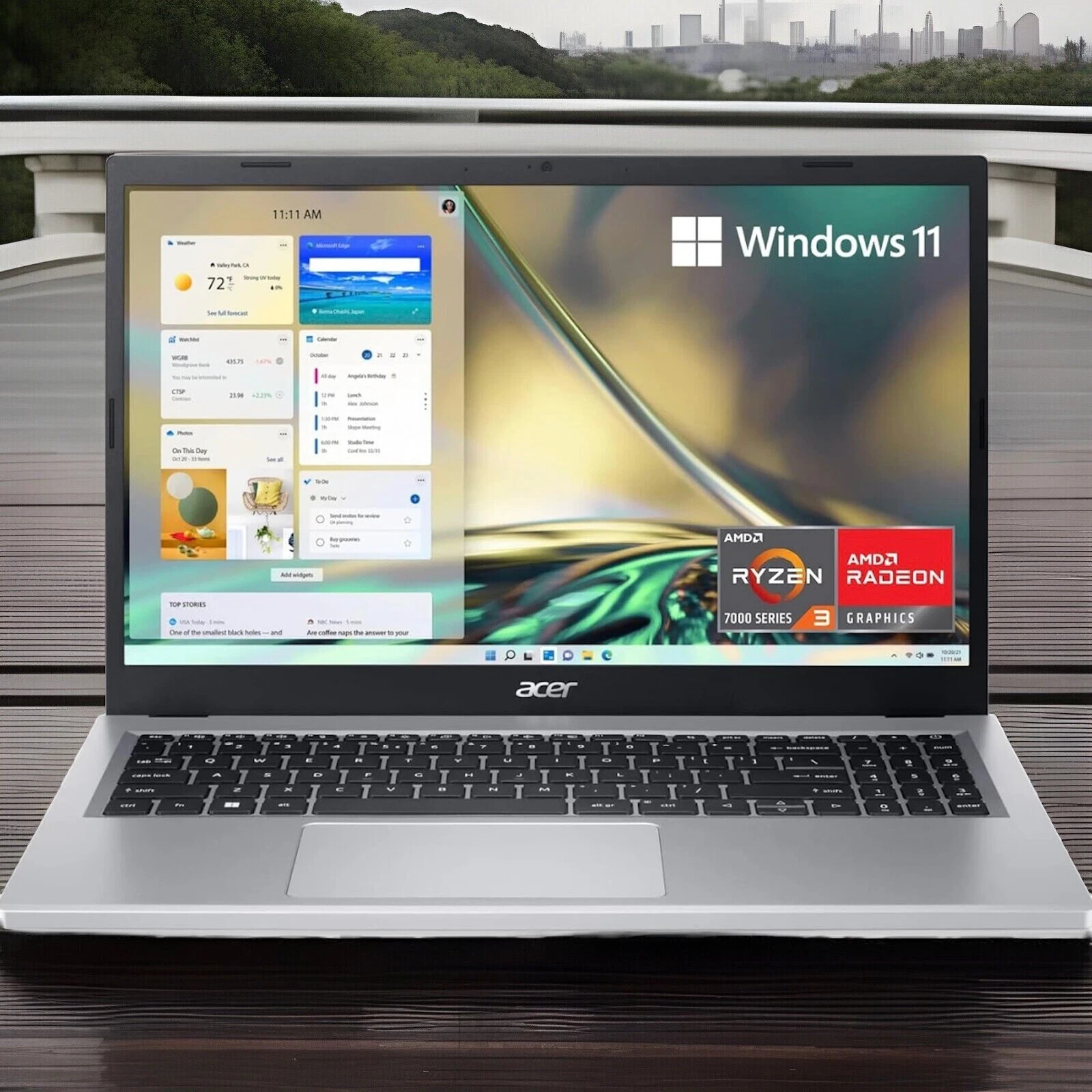 Acer Aspire 3 A315-24P-R7VH Slim Laptop | 15.6″ Full HD IPS Display | AMD Ryzen