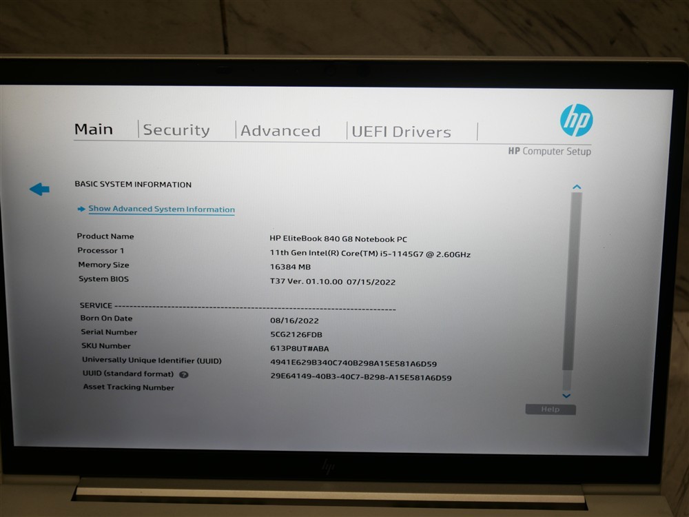 HP ELITEBOOK 840 G8 14″ Laptop i5-1145G7 2.60Ghz 16GB RAM w/ Battery TESTED!