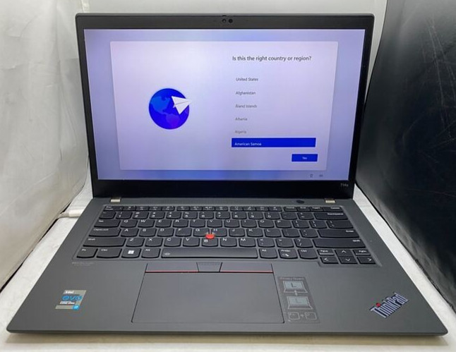 Lenovo Thinkpad T14s Gen 2 14″ Touch Core i7-1185G7 vPro 16GB RAM 256GB SSD