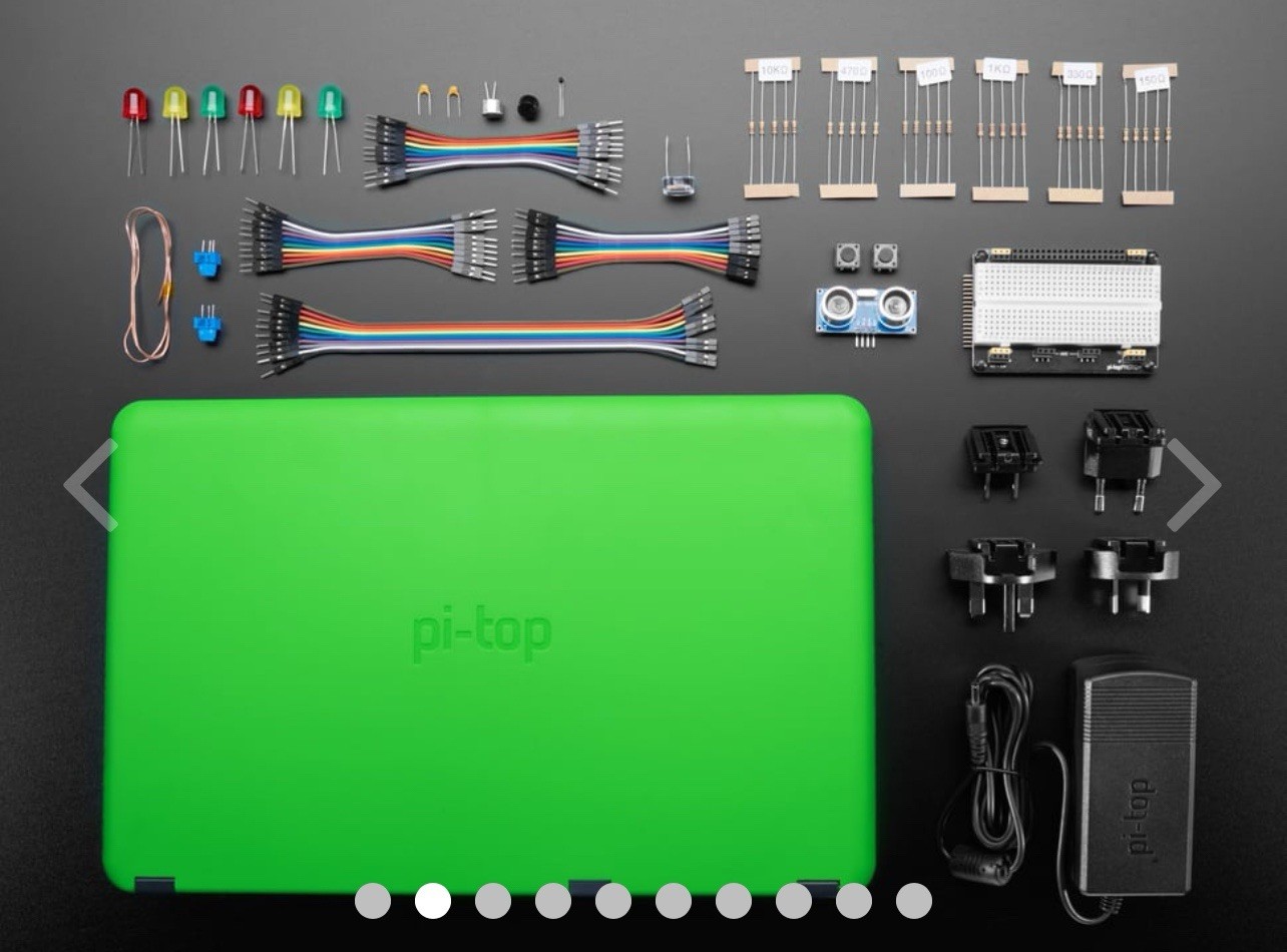 NEW PI-Top 2.0 Raspberry Pi Modular Dev Laptop w/ Inventors Kit Legacy Packaging