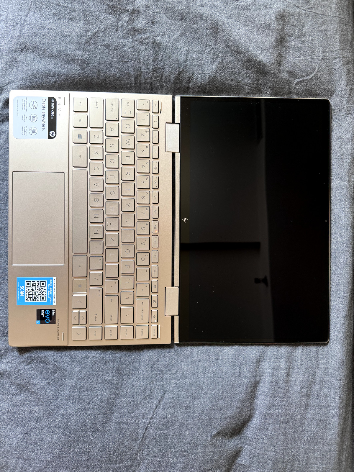 HP, Envy x360, 13m , Convertible Touchscreen Laptop, silver