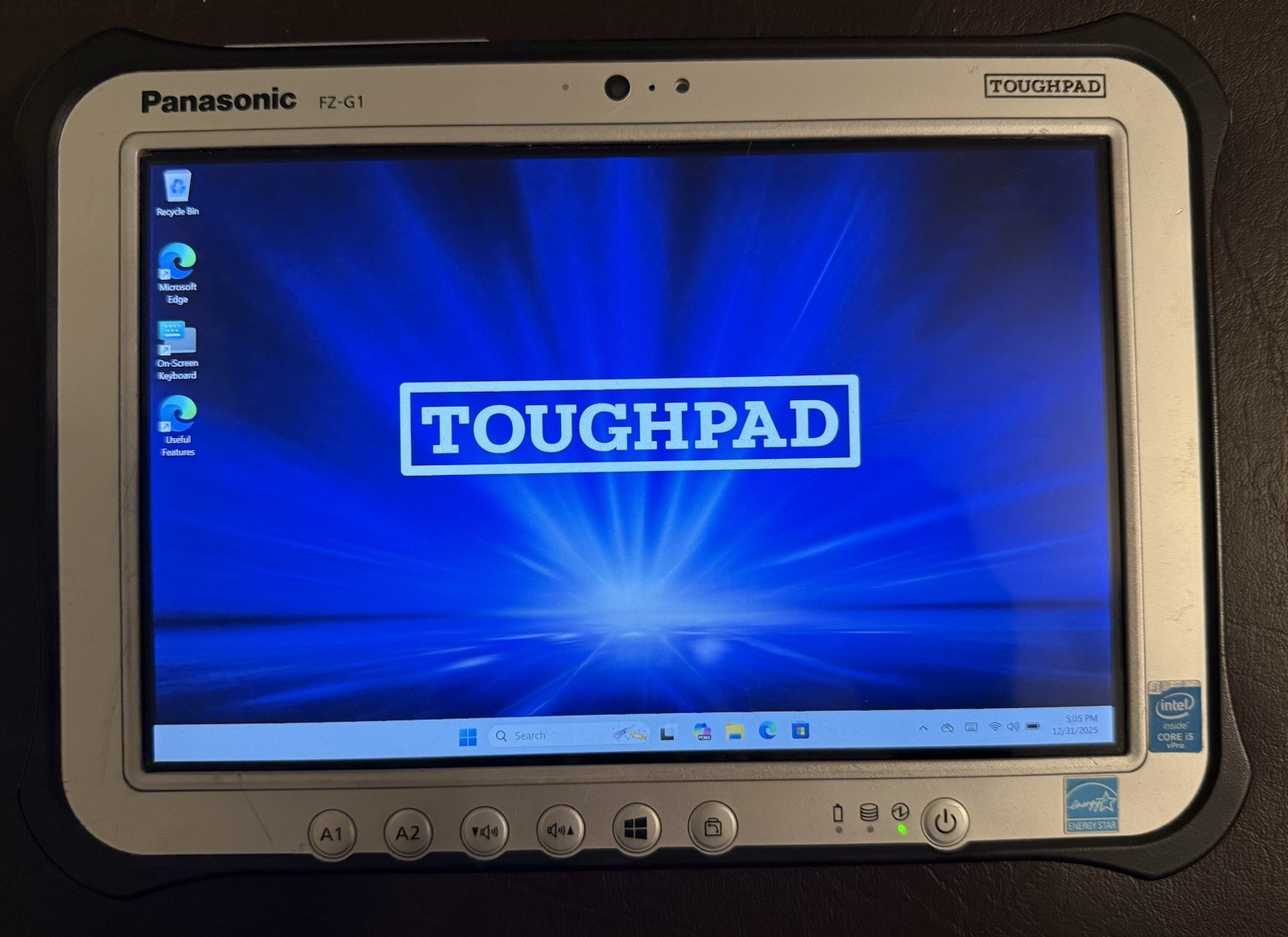 Panasonic Toughpad FZ-G1 10.1″ Core i5 8GB RAM 128gb SSD Windows 11 Pro