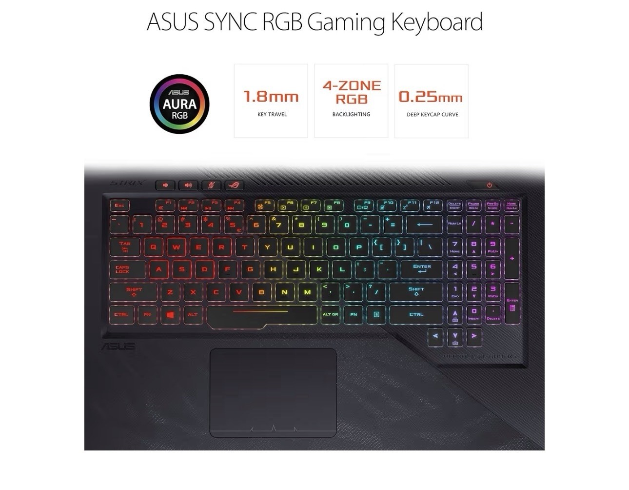ASUS GL503GE-ES73 15.6″ Laptop Intel i7-8750H 16GB 128GB SSD 1TB GTX 1050 Ti W10