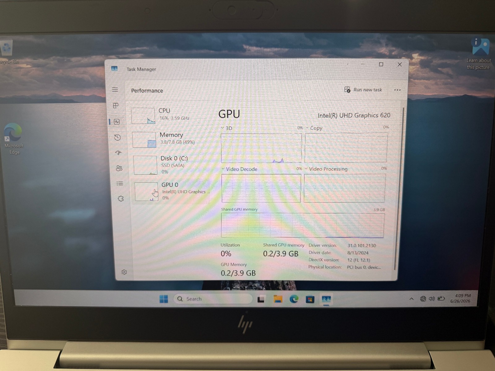 HP EliteBook 840 G5 14″ (256GB SSD, Intel Core i5-8350U, 1.7GHz, 8GB RAM) Laptop