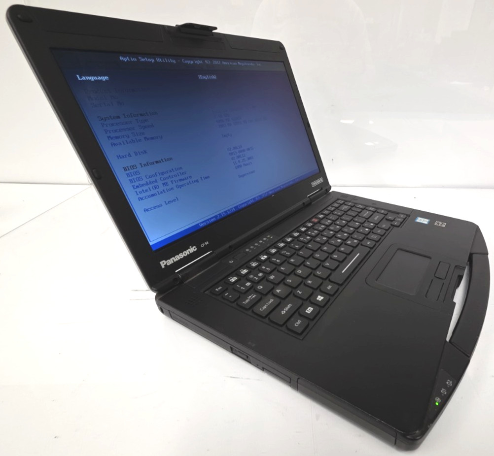 Panasonic CF-54| Intel Core i5-6300U 2.40GHz| 4GB RAM| No HDD| No OS| 1080 Hours