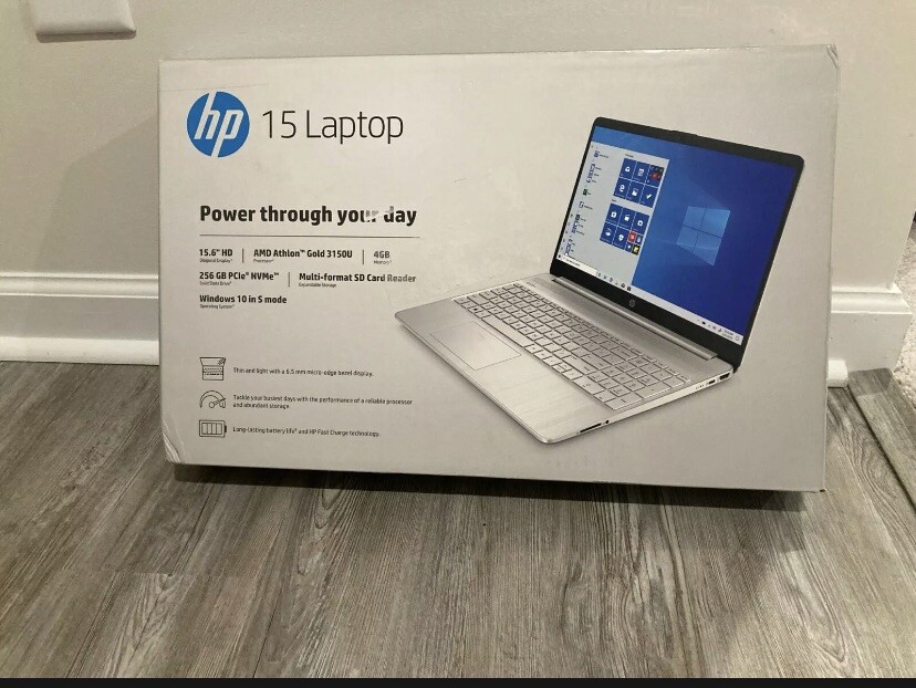 HP 15.6” Laptop w/ Windows 10 Home in S mode