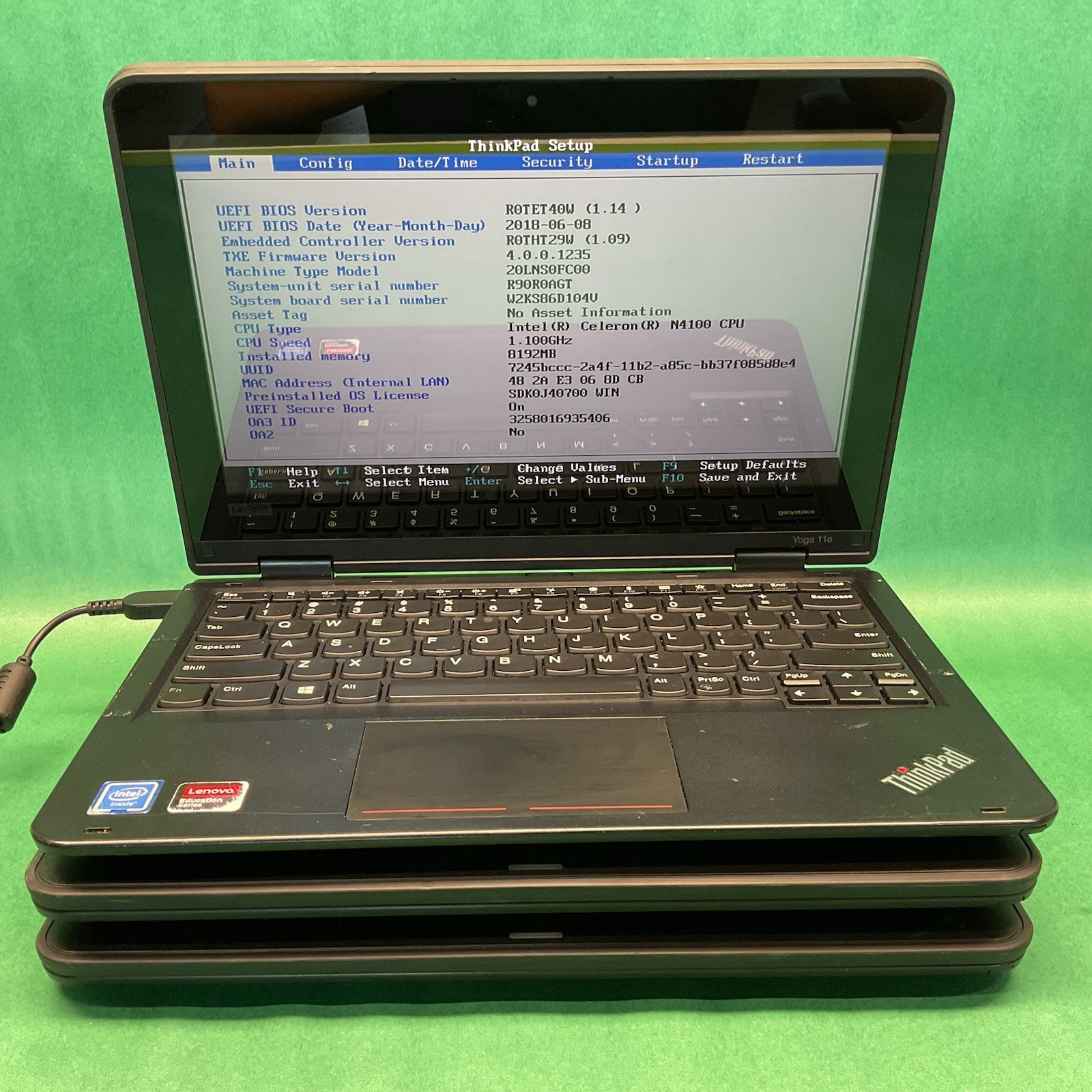 3 Pack – Yoga 11e 5th Gen – Power On – NO HARD DRIVES – Untested