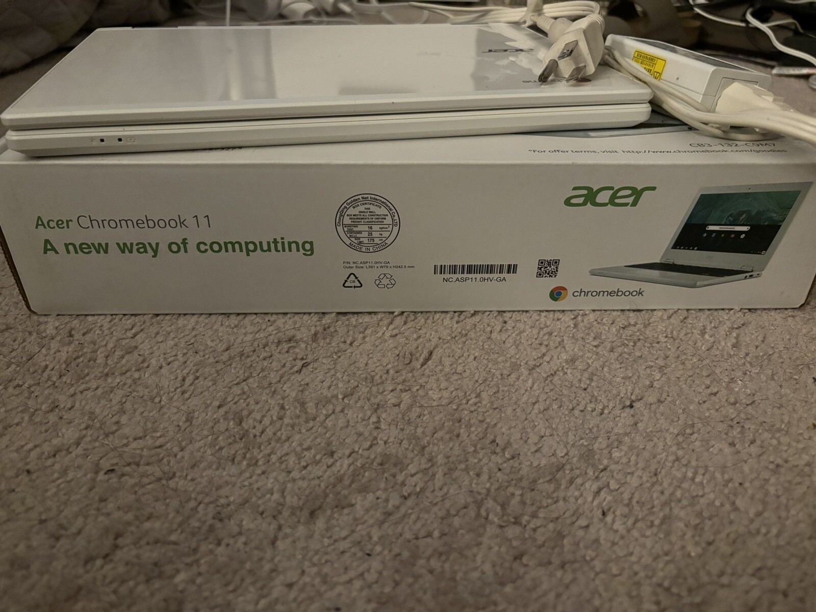 Acer Chromebook 11 CB3-132-C9M7 11.6in. (16GB, Intel Celeron processor, 2gb mem)