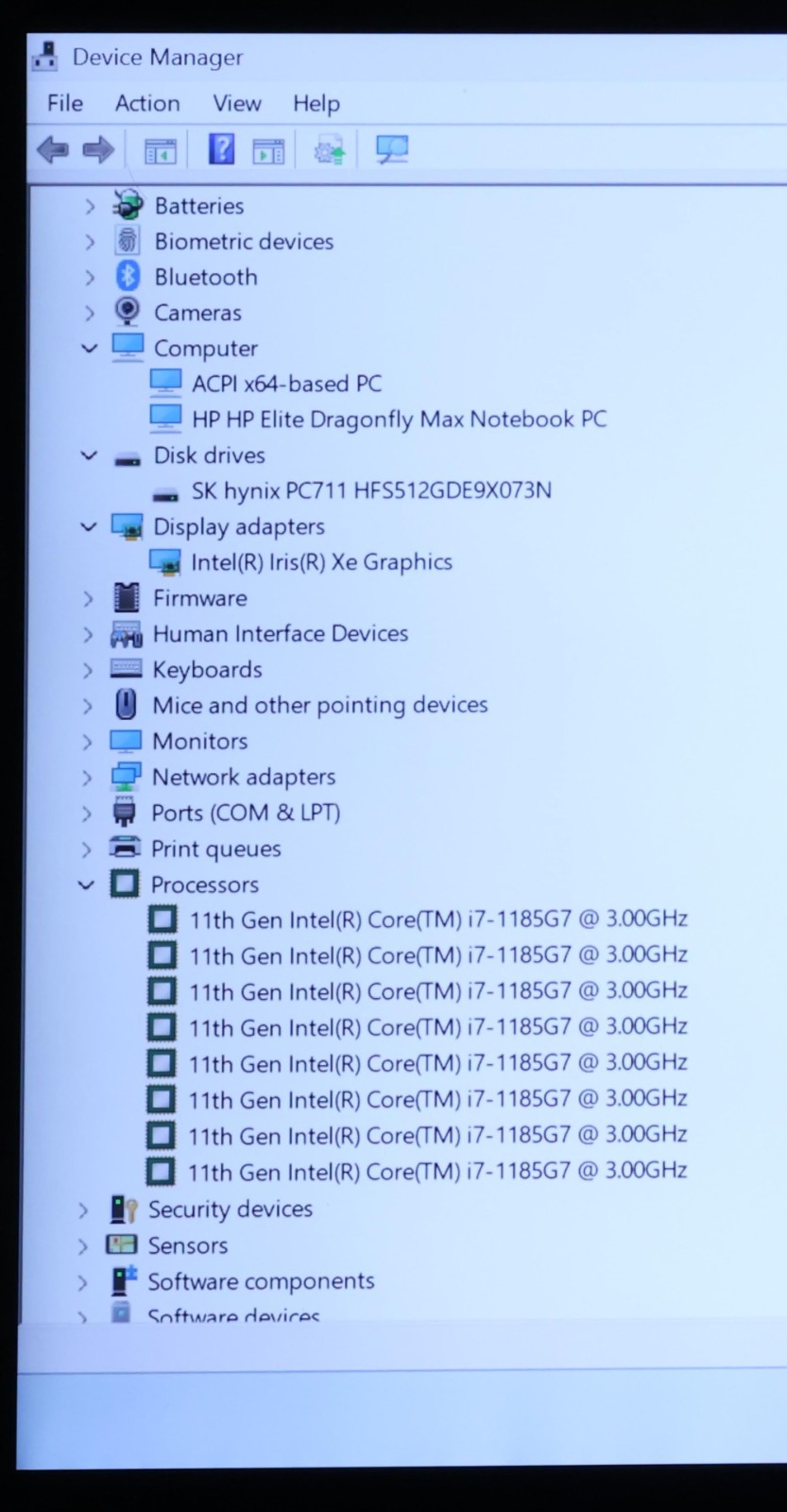 HP Elite Dragonfly Max Core i7-1185G7 3.0GHz 16GB 512GB 13″ 5G LTE 43L78UT#ABA