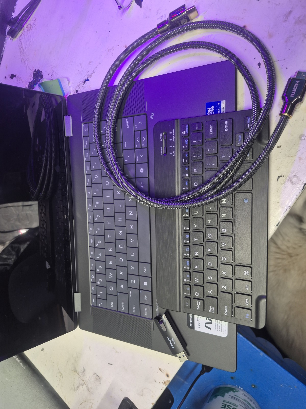HP OmniBook X Flip AI Laptop 17.3″ Touchscreen Intel Ultra 7-258V 32GB 8TB SSD