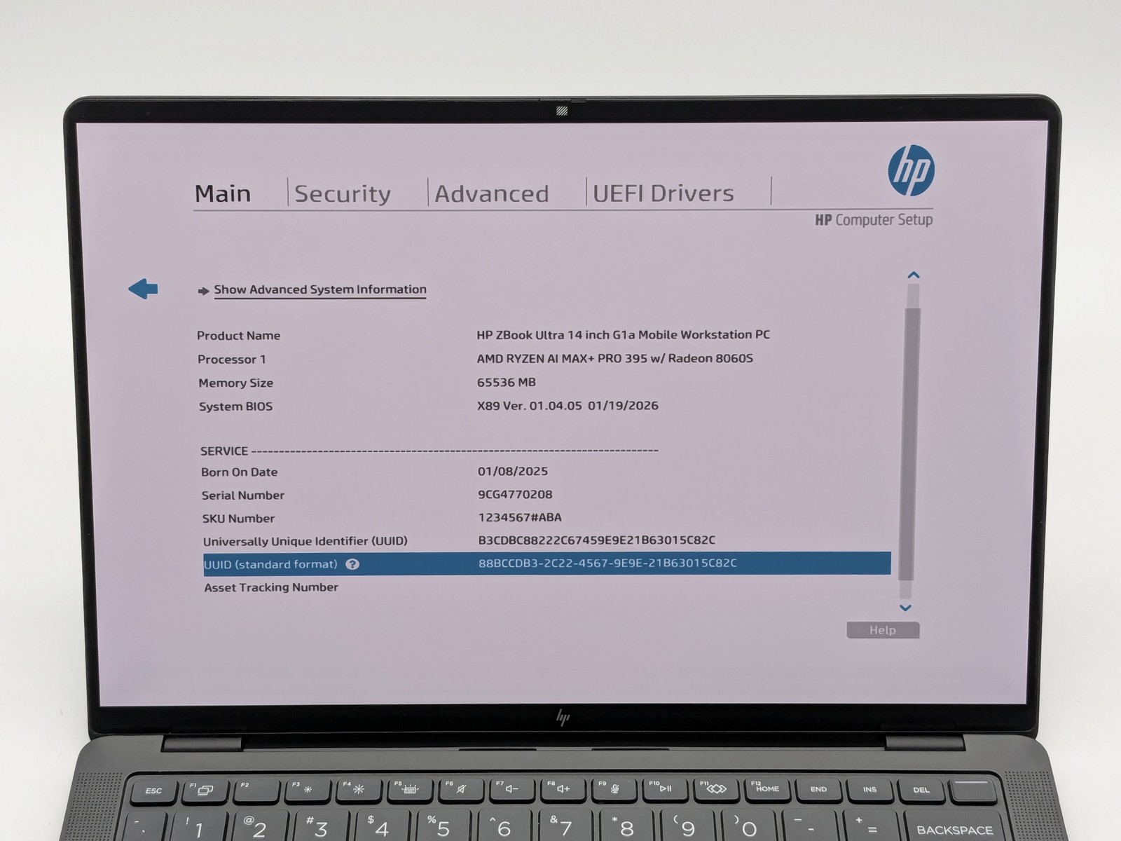 HP ZBook Ultra G1a 14″ Touch RYZEN AI MAX+ PRO 395 8060S 512GB 64GB W11 120Hz
