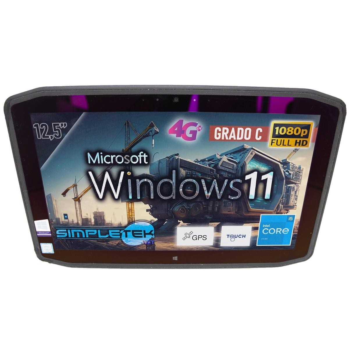 ZEBRA R12 i5 12.5″ TABLET TOUCH SCREEN RUGGED NOTEBOOK TOUCHSCREEN LTE 4G GPS –