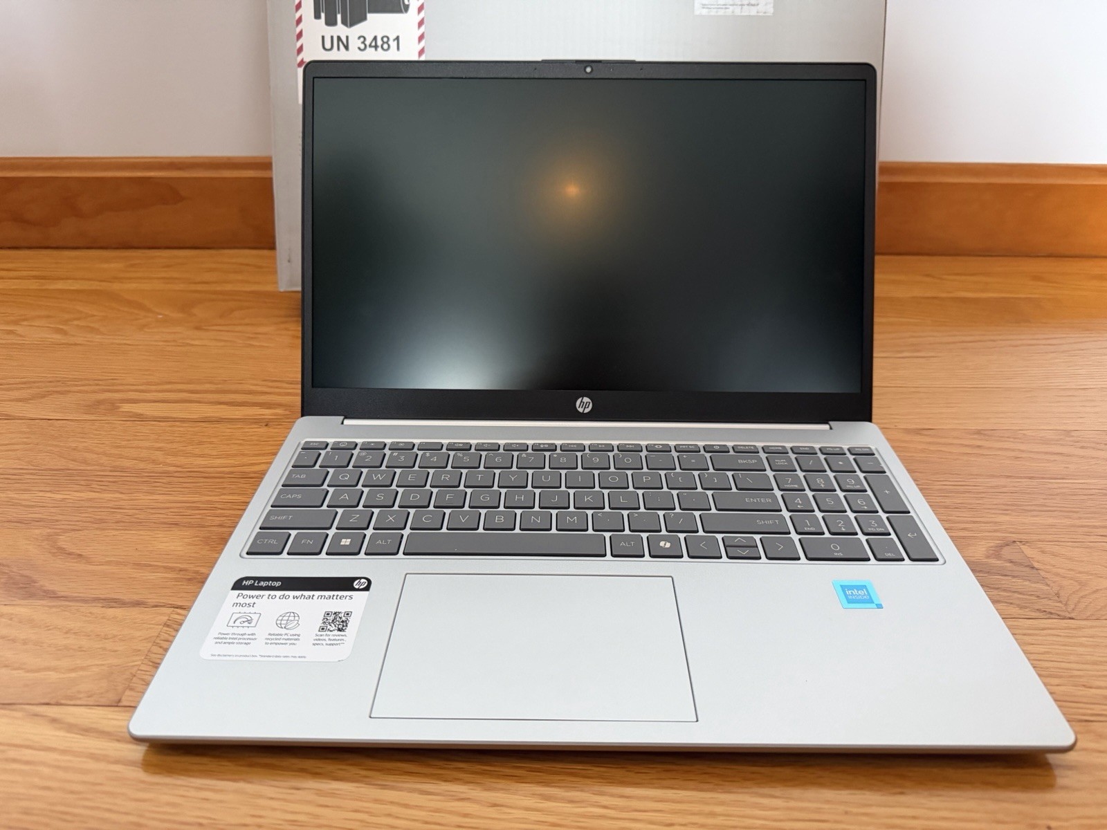 HP 15.6″ Laptop Intel N200 4GB RAM 128GB SSD Silver Windows 11 Webcam Wi-Fi