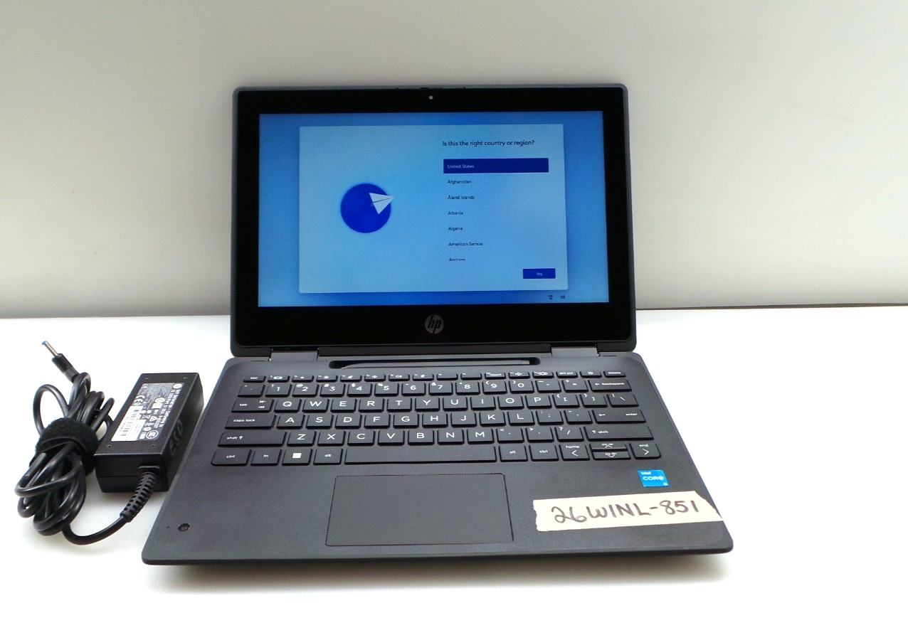 HP Pro x360 Fortis G10 | 11″ | i3-1210U | 4GB 128GB NVMe SSD | Stylus