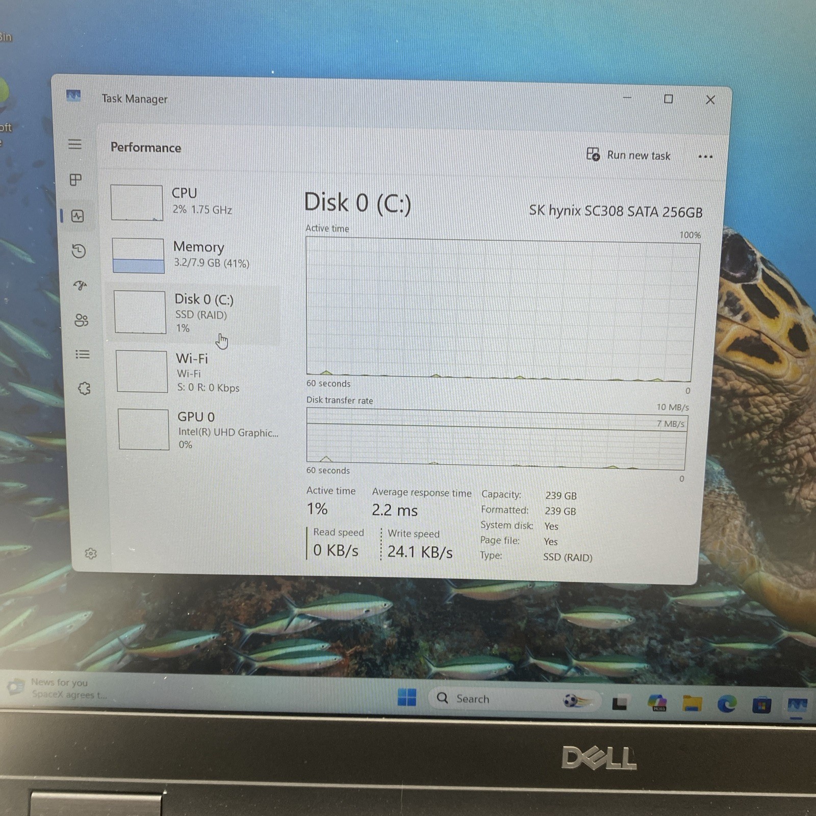 Dell Latitude 5590 (Intel Core i5 8th Gen, 8GB RAM, 256GB SSD “NEEDS BATT” (L8)