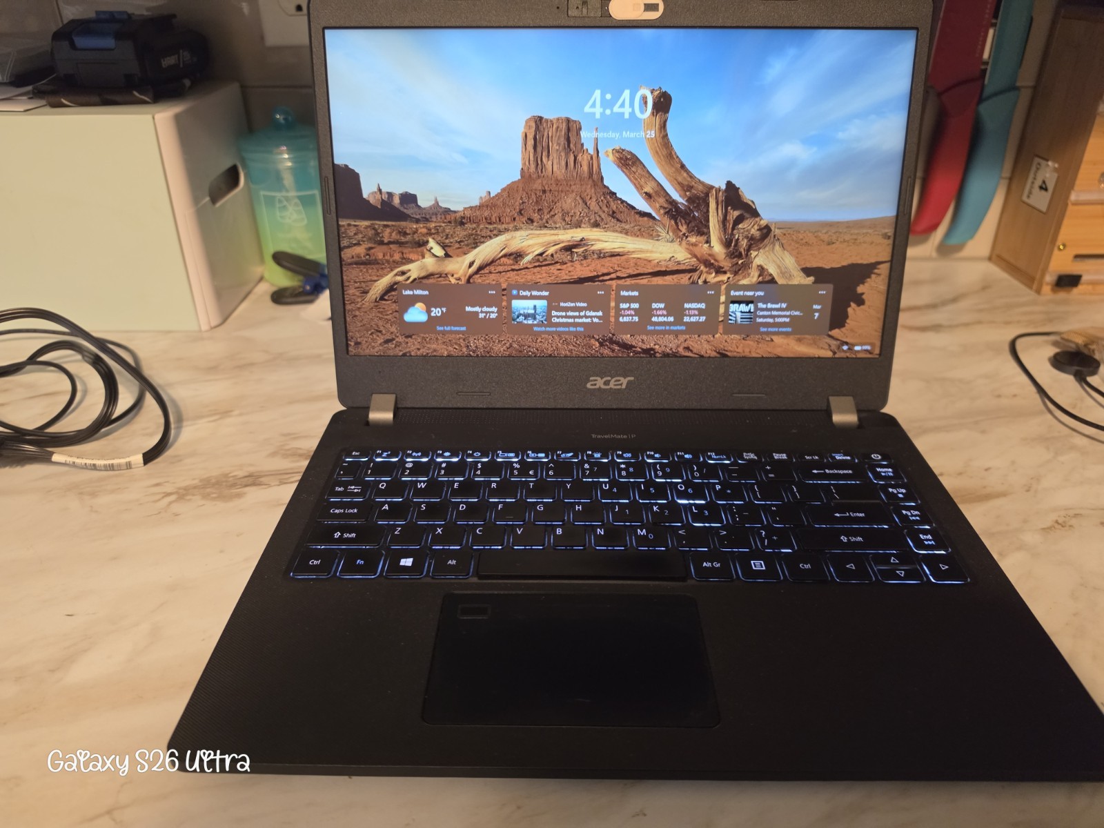 Acer TravelMate P 14″ Laptop Ryzen 5 PRO 5650U 8GB 238GB SSD Win 11