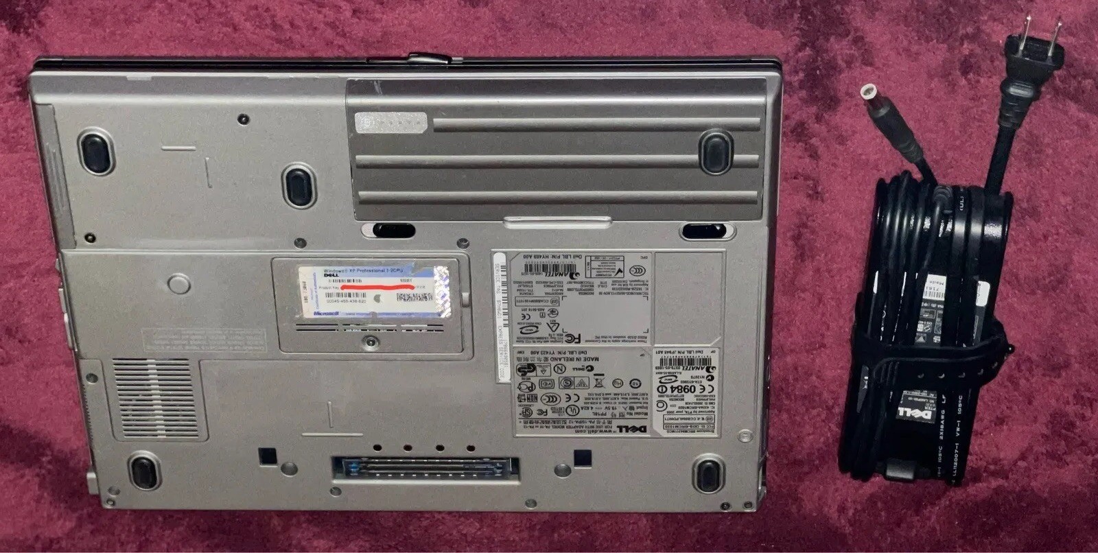 COMPLETE Dell Latitude D630 14.1”/2.00GHz/4GB/500GB/NVIDIA GPU/DVDRW/SERIAL/XP