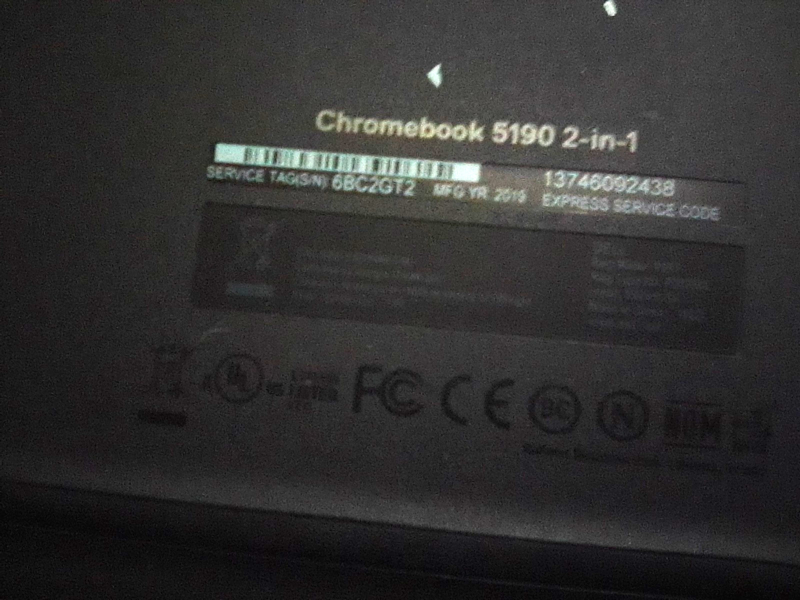 Dell Chromebook 5190 2-in-1 FOR PARTS