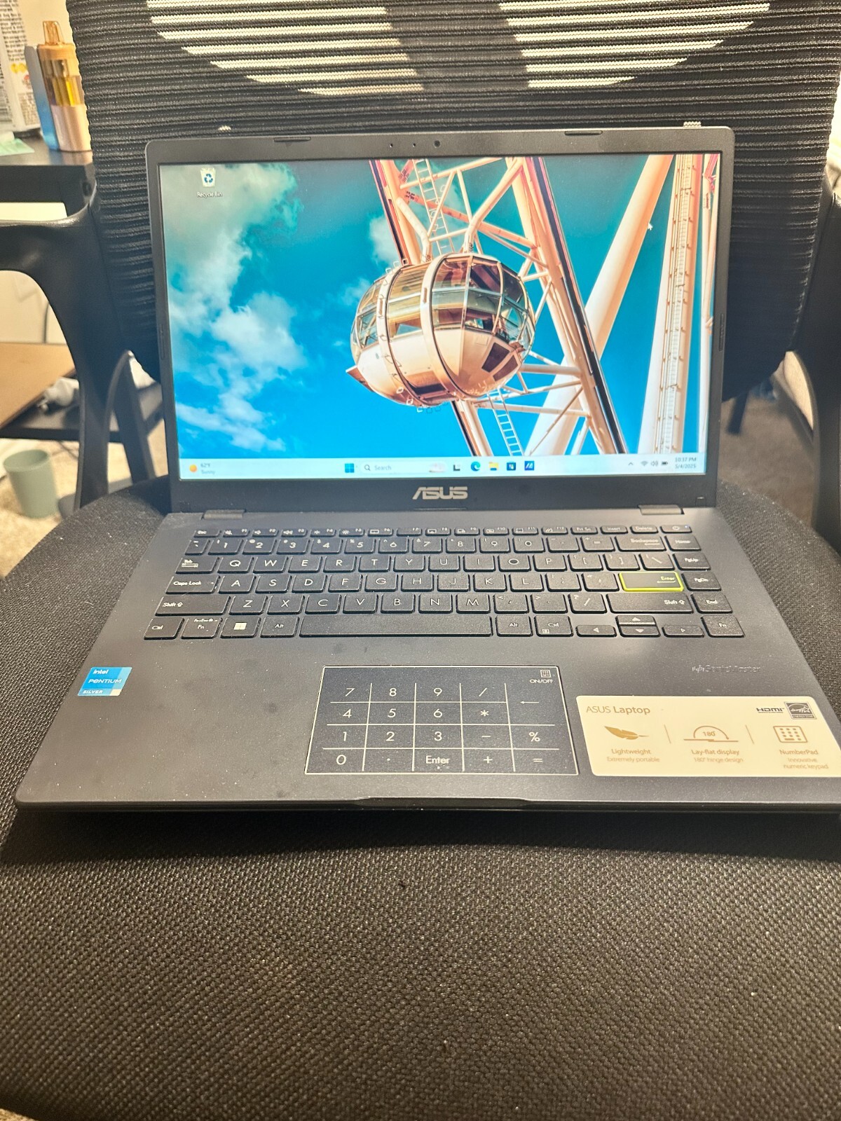 ASUS L510 15.6″ (128GB Intel Celeron N4020 1.10GHz 4GB) Laptop – Black…