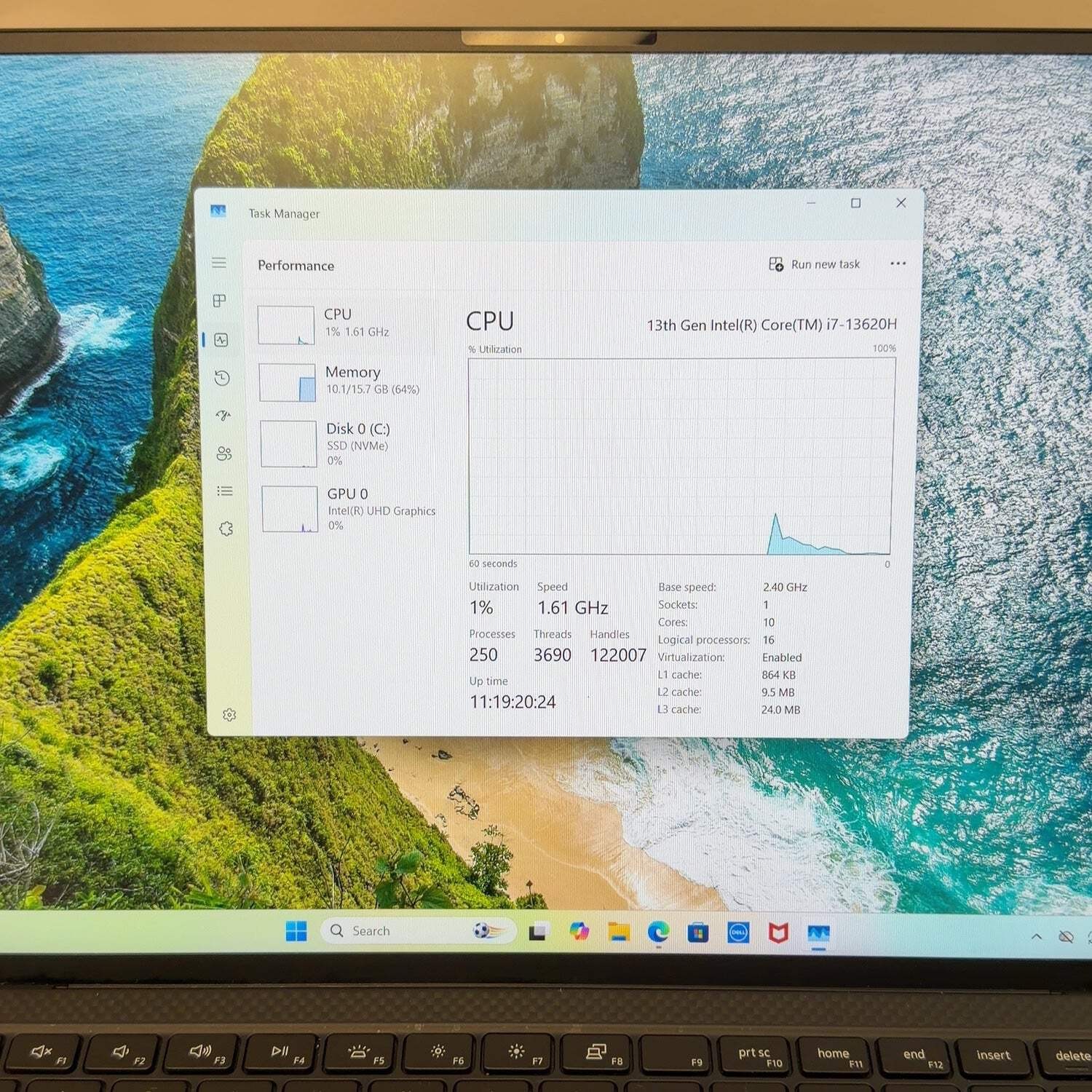 Dell XPS 15 9530 15.6″ i7-13620H 2.4GHz 16GB RAM 512GB SSD Windows 11 Home