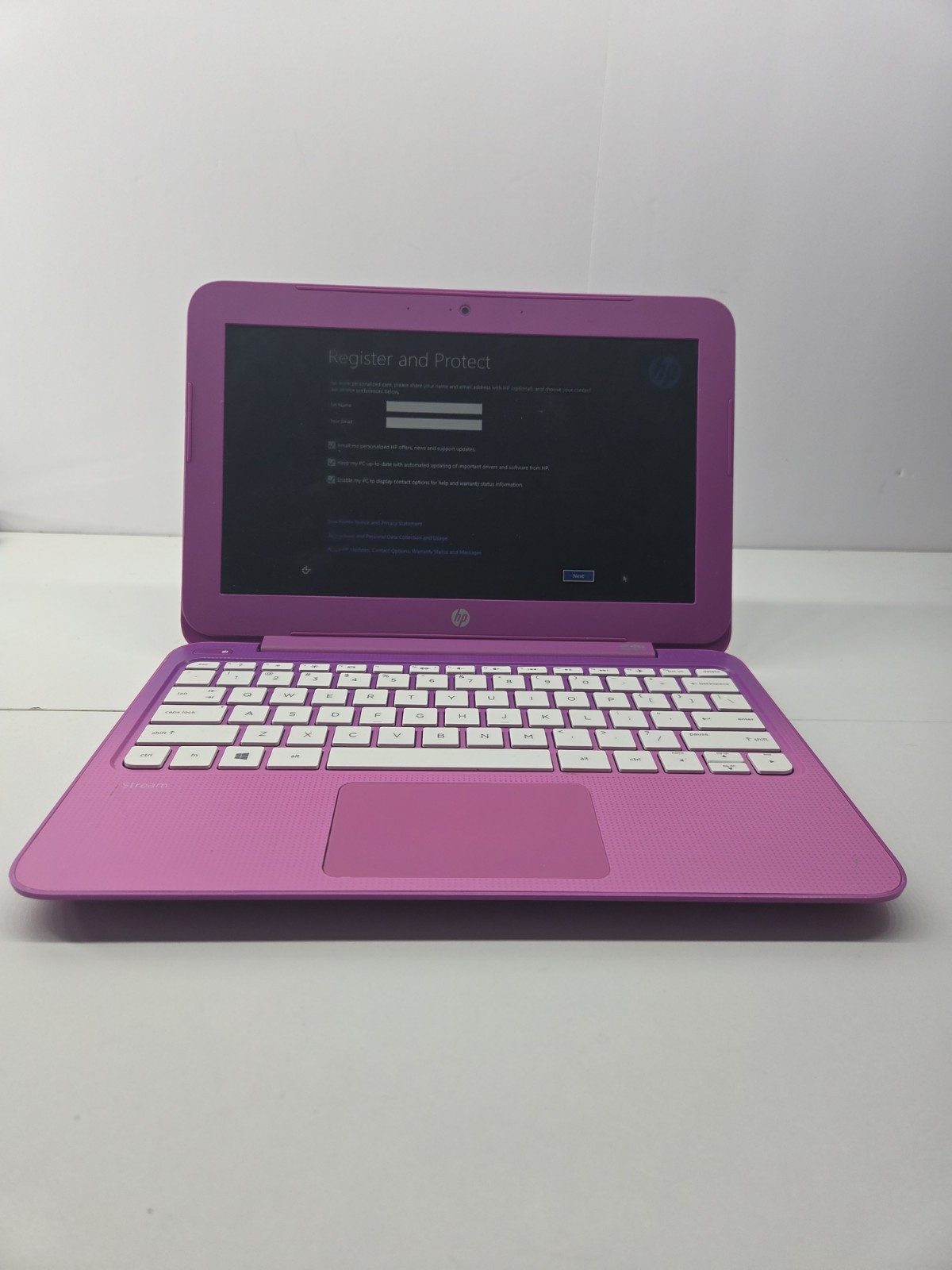HP Stream 11.6″ Notebook PC 11 Celeron N2840 2.16GHz 2GB 64-bit W8.1 Pink