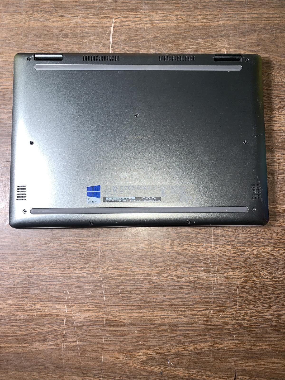 DELL LATITUDE 3379 INTEL CORE I3-6300U 2.40GHZ 4GB RAM **NO HD/ NO CADDIE