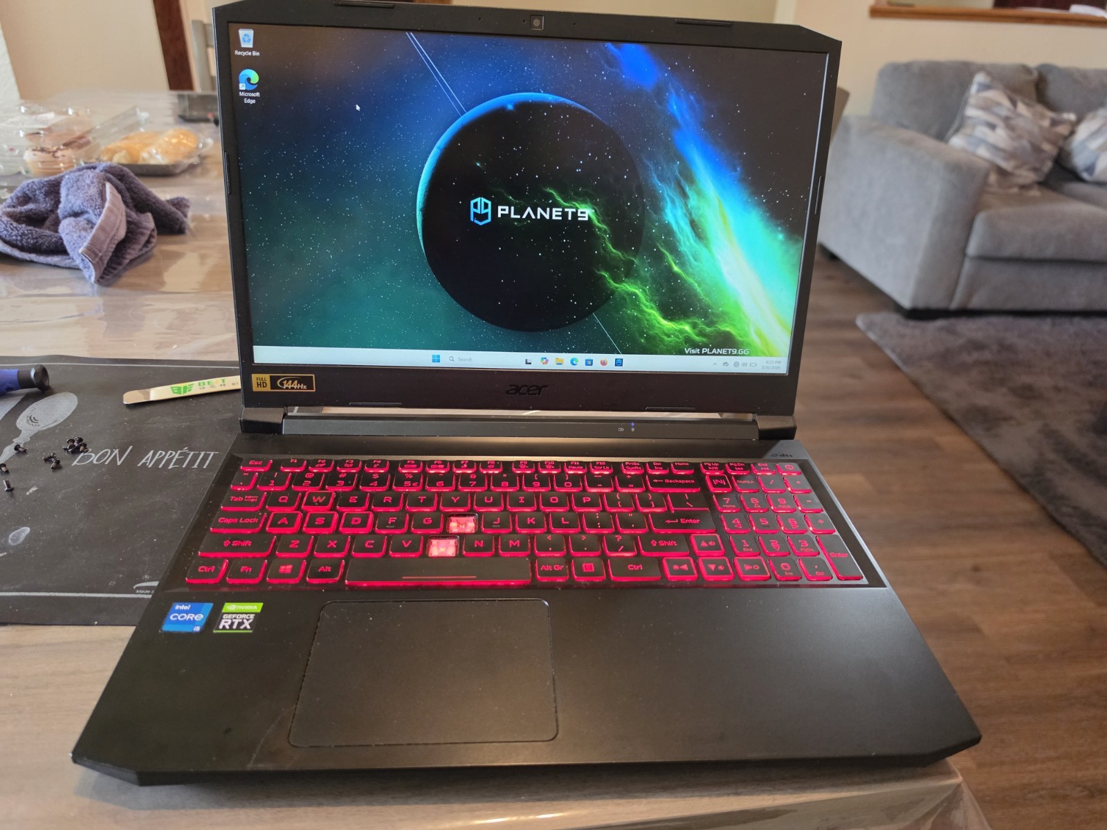 Acer Nitro 5 15.6″ i5-11400H 2.7GHz 16GB RAM 512 SSD GeForce RTX 3050 Ti